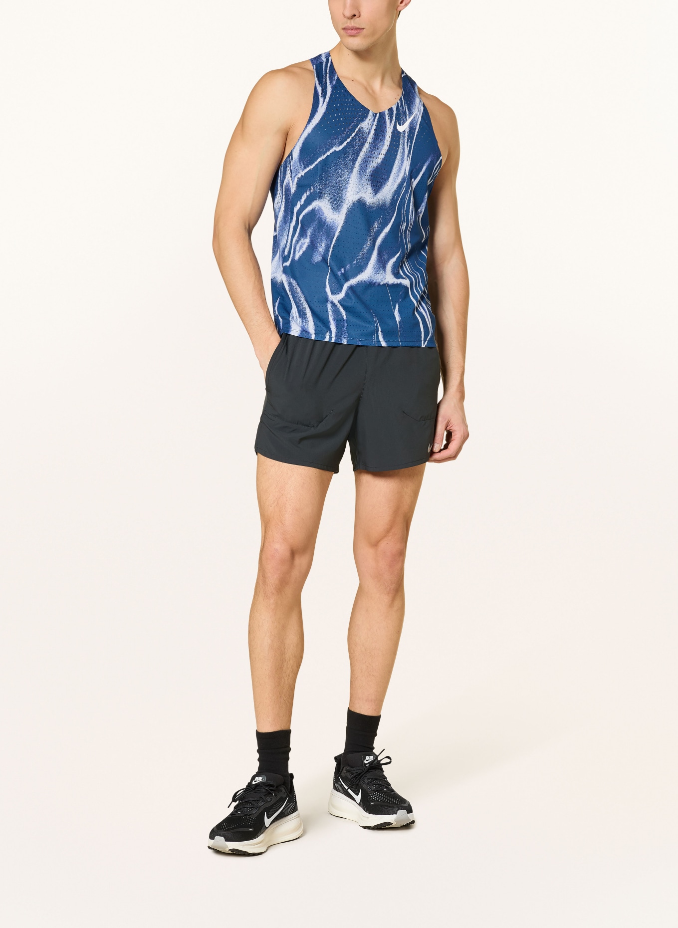 Nike Running top AROSOFT: BLUE / WHITE