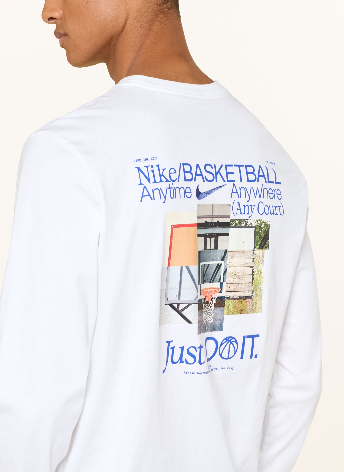 Nike Long-sleeved shirt STARTING 5: WHITE