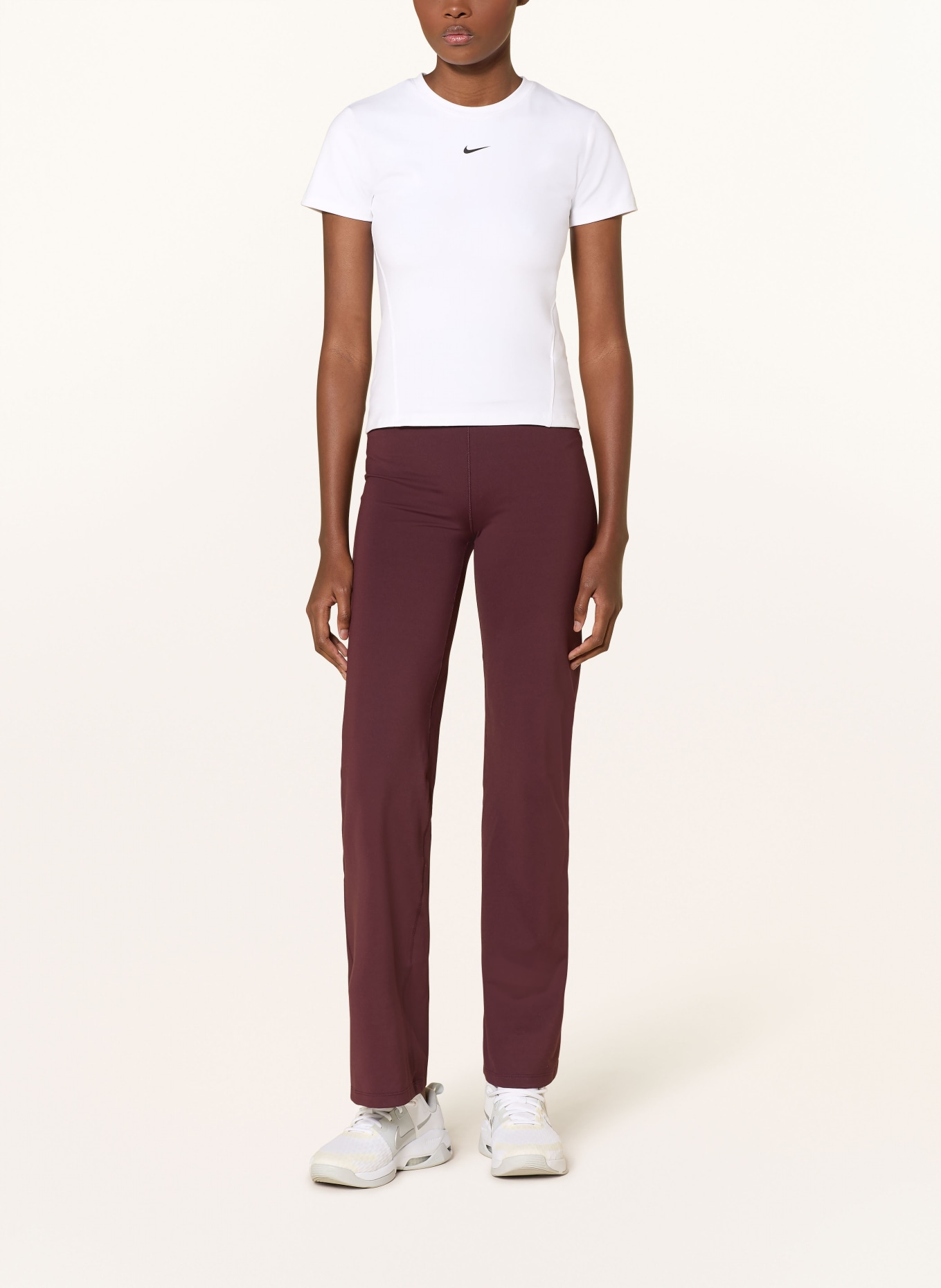 Nike Koszulka ONE FITTED: BIAŁY