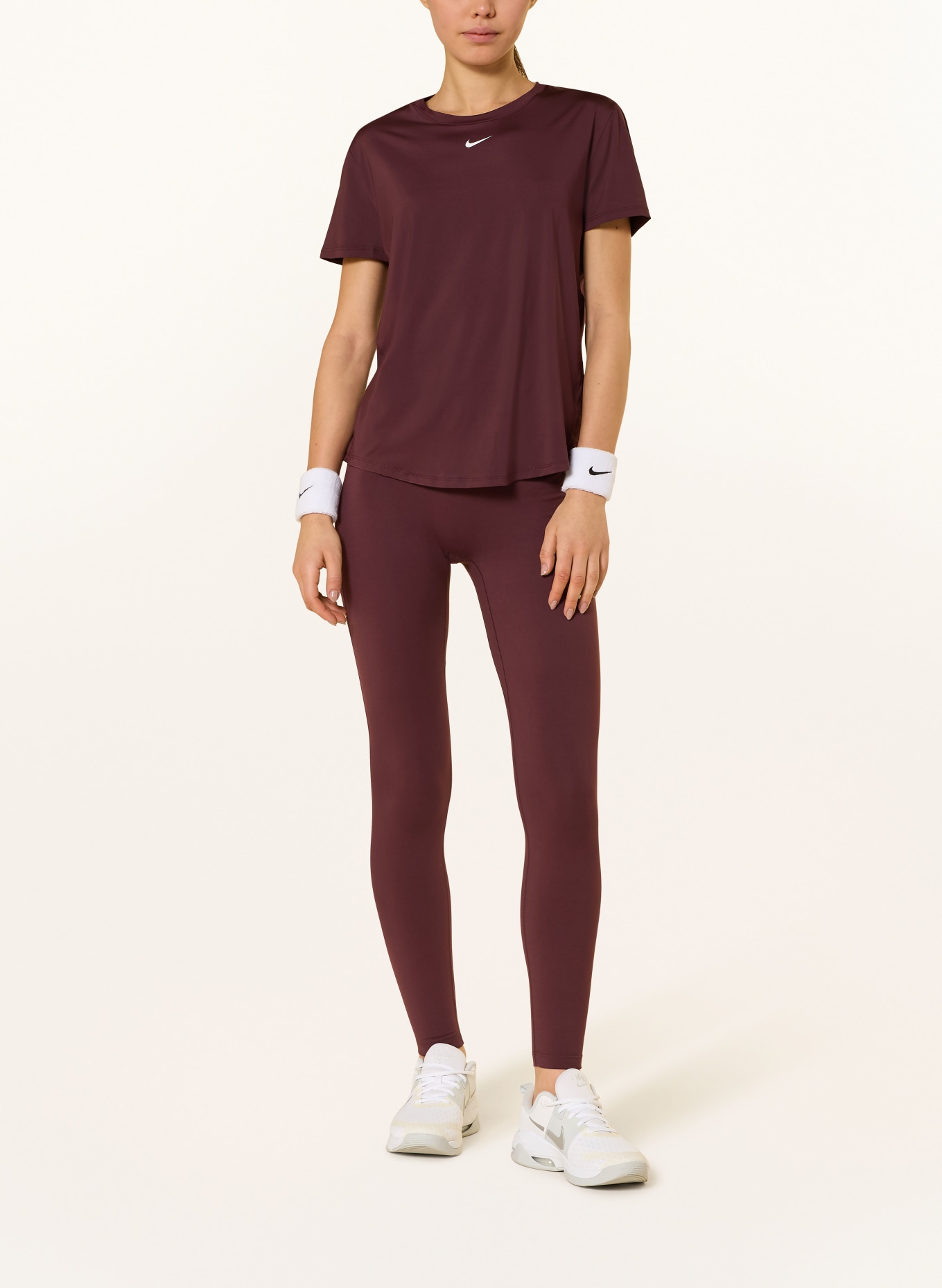 Nike Punčocháče DF ONE HR: FUCHSIOVÁ