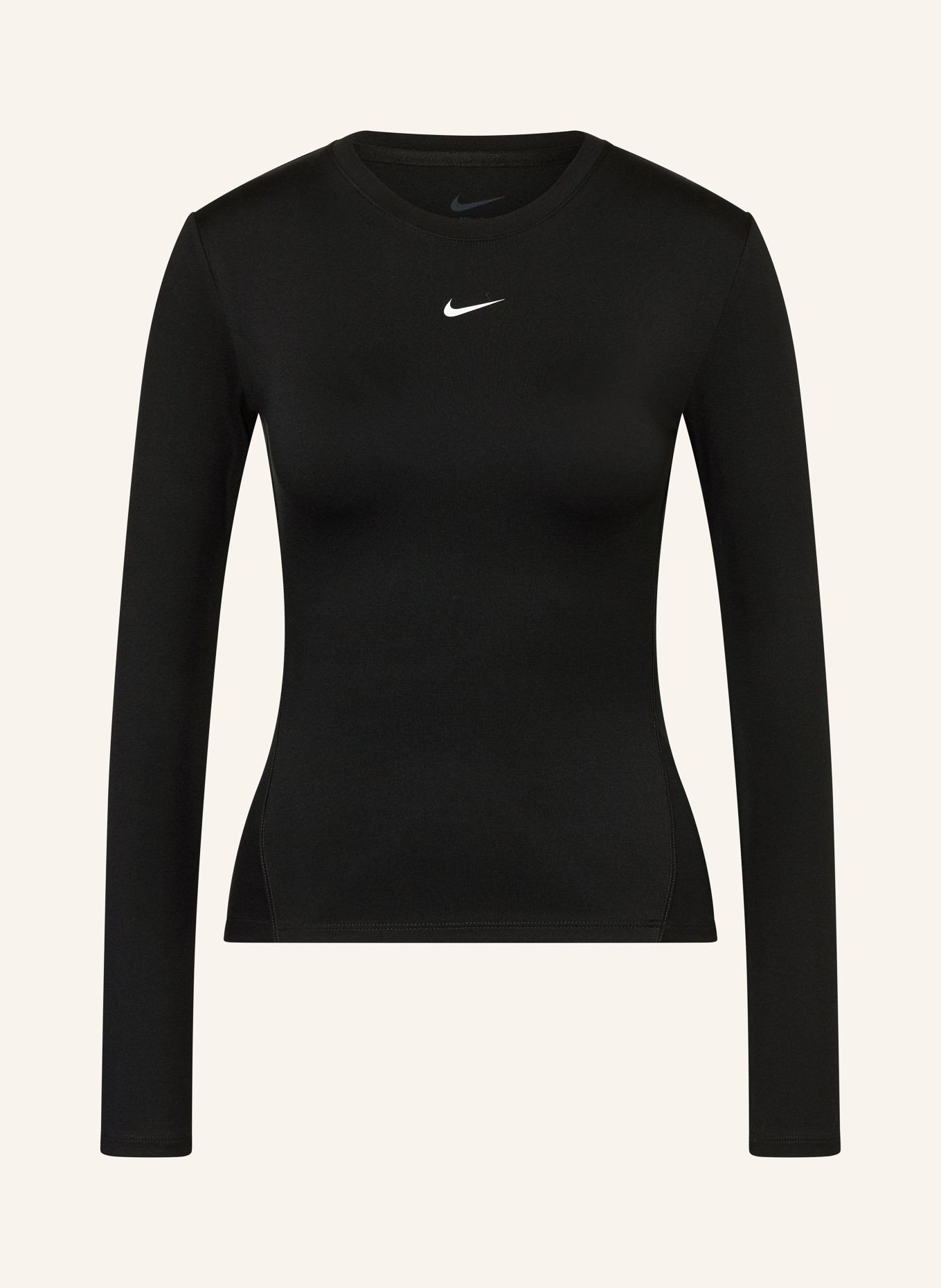 Nike Dlouhé rukávy ONE: ČERNÁ