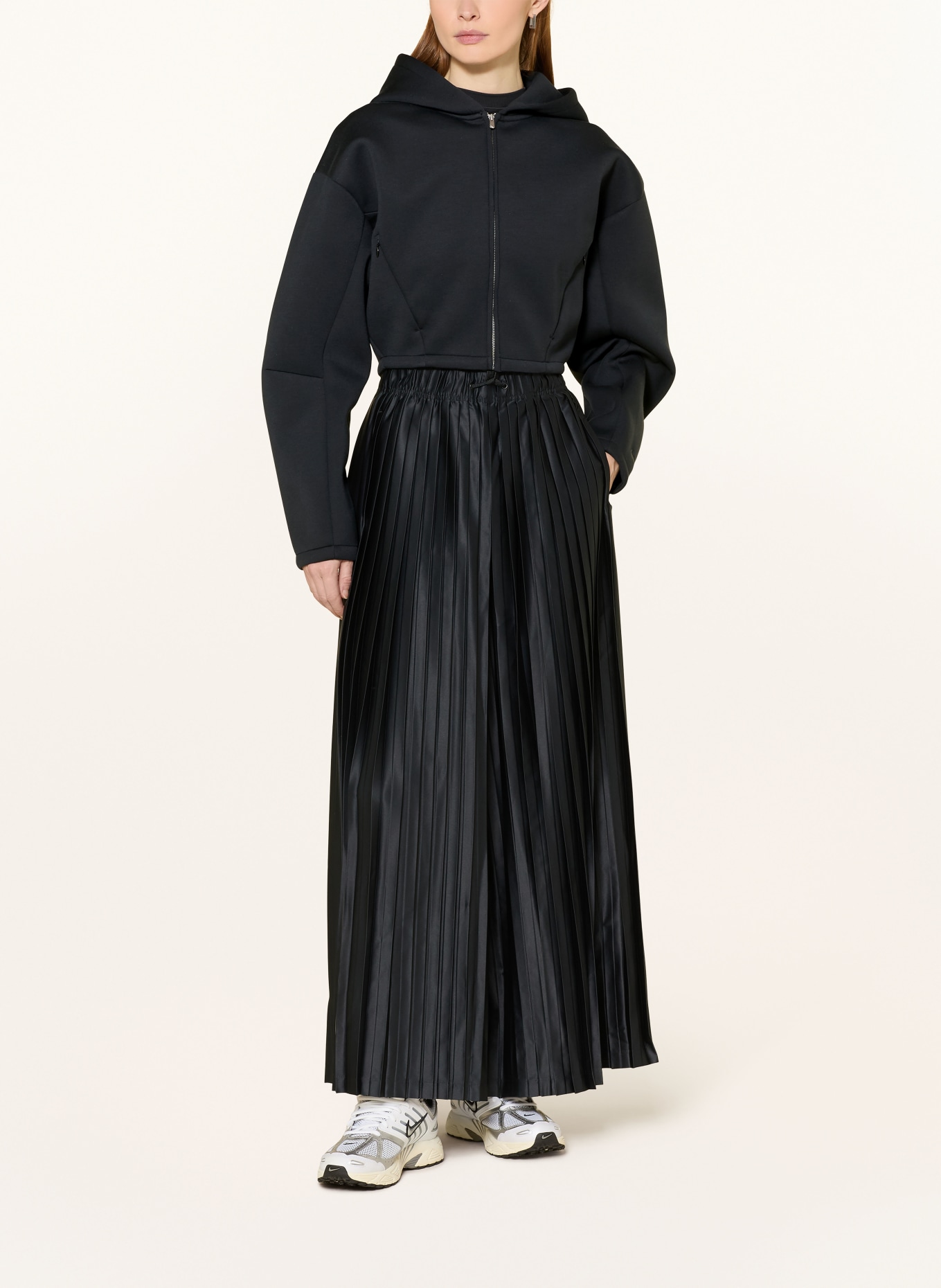 Nike SPORTSWEAR sweatshirt jacket: BLACK