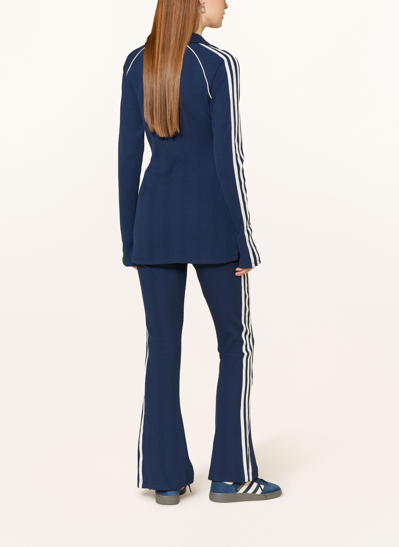 adidas Originals ADIDAS ORIGINALS WAFFLE training pants: DARK BLUE / WHITE