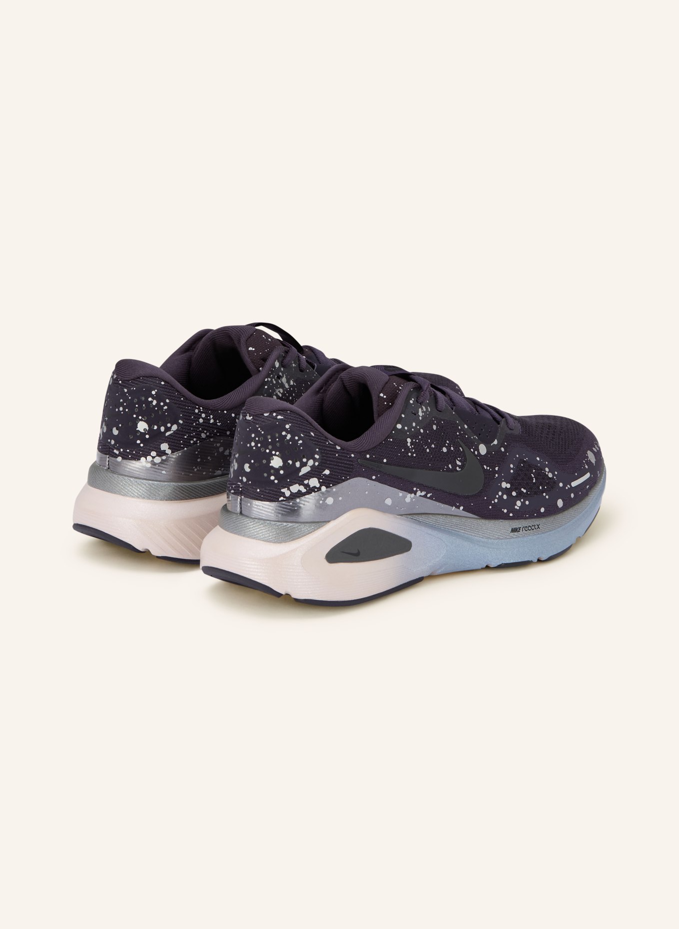 Nike Chaussures de course STRUCTURE 26 SE: LILAS FONCÉ / GRIS FONCÉ