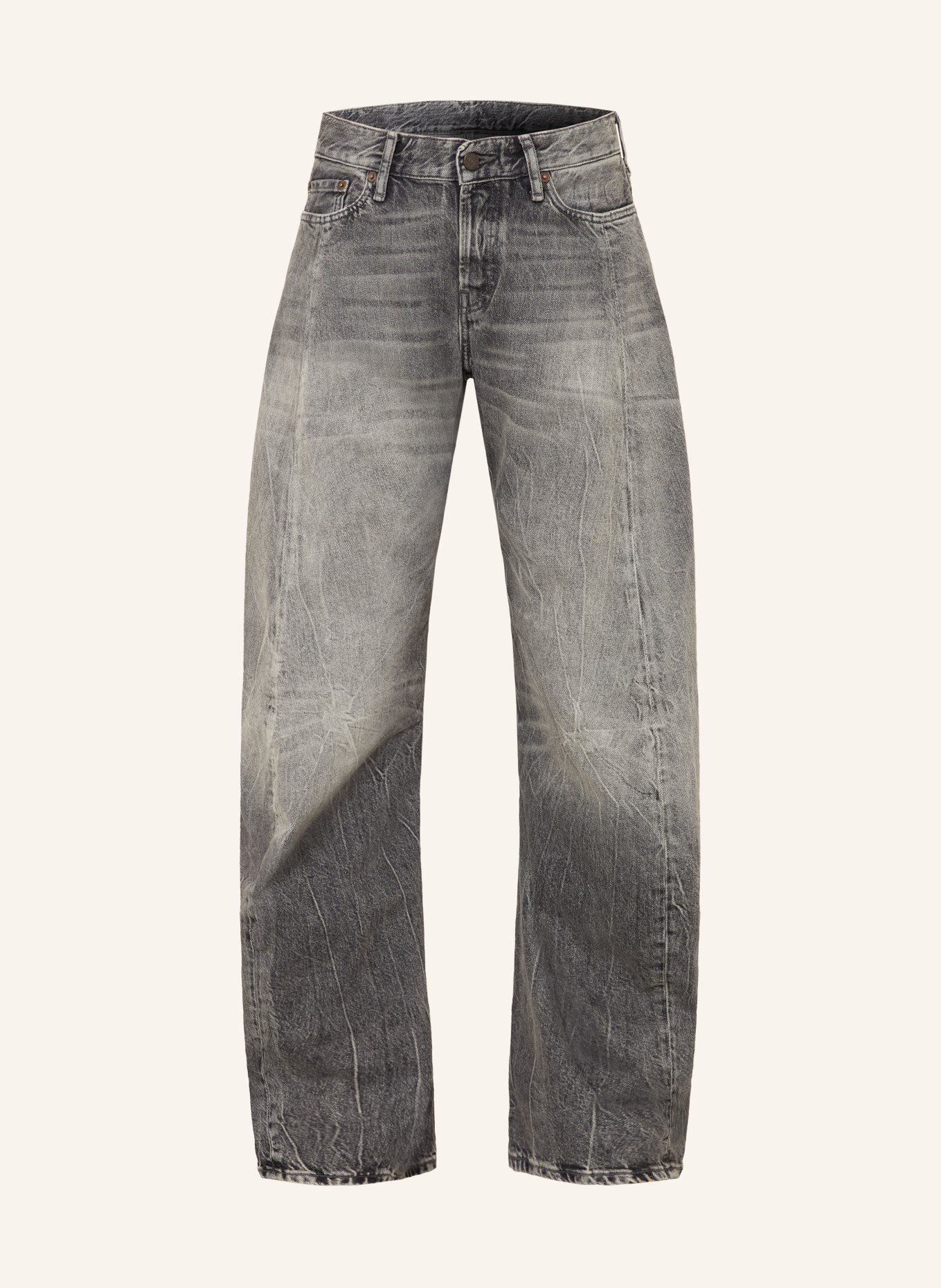Acne Studios Jeans Barrel: WASHED BLACK