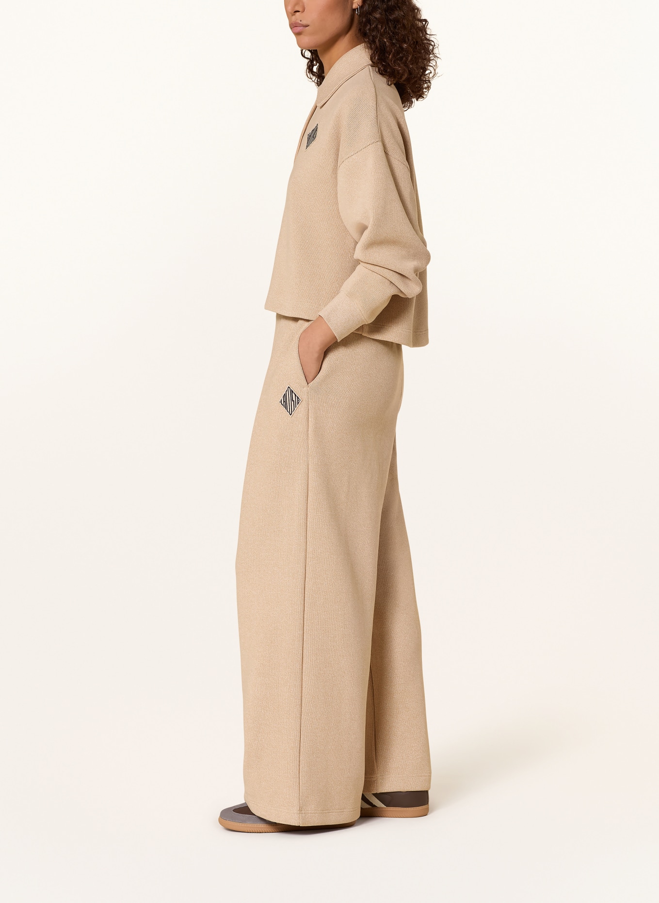 LACOSTE sweatpants: BEIGE