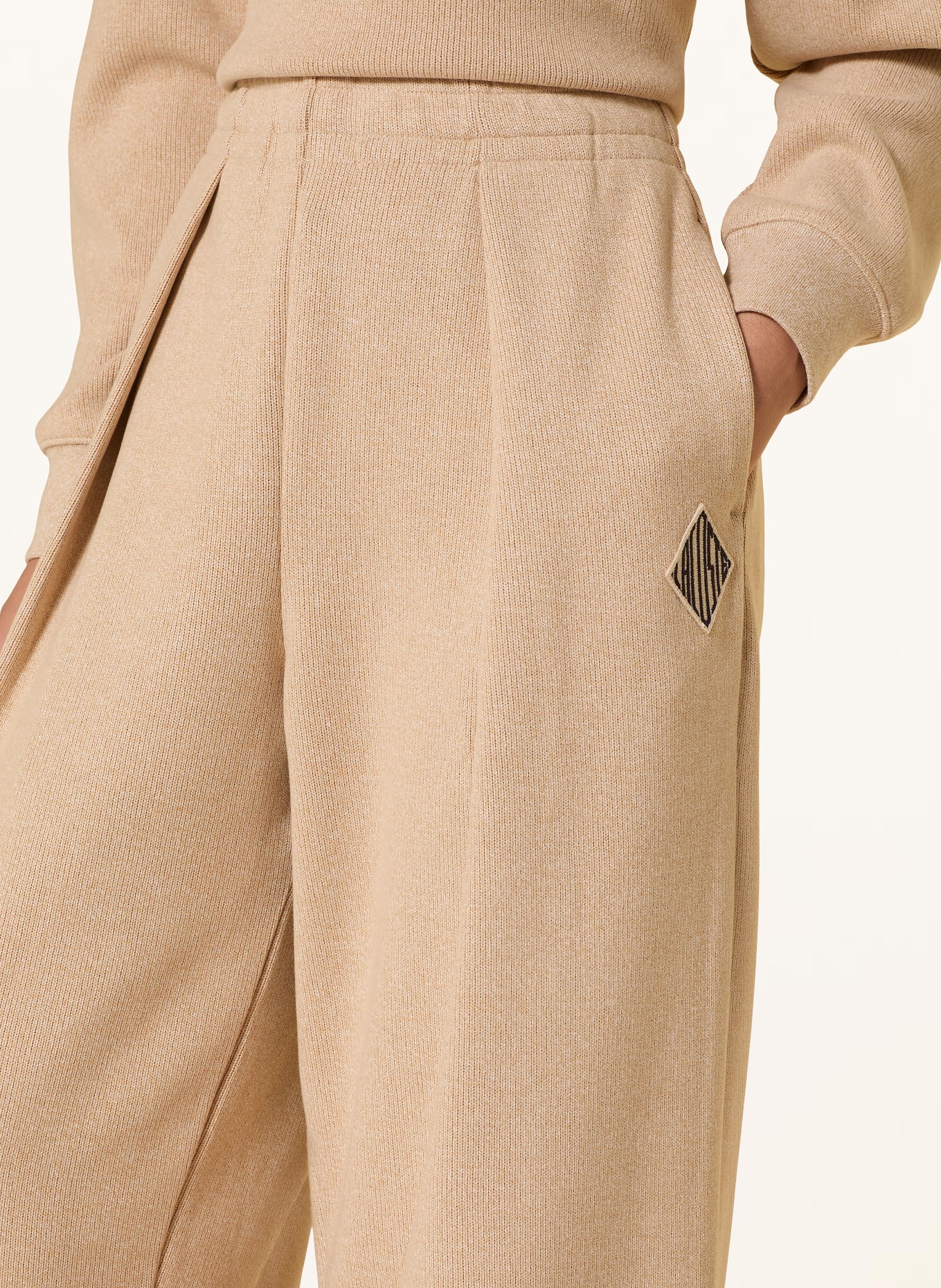LACOSTE sweatpants: BEIGE