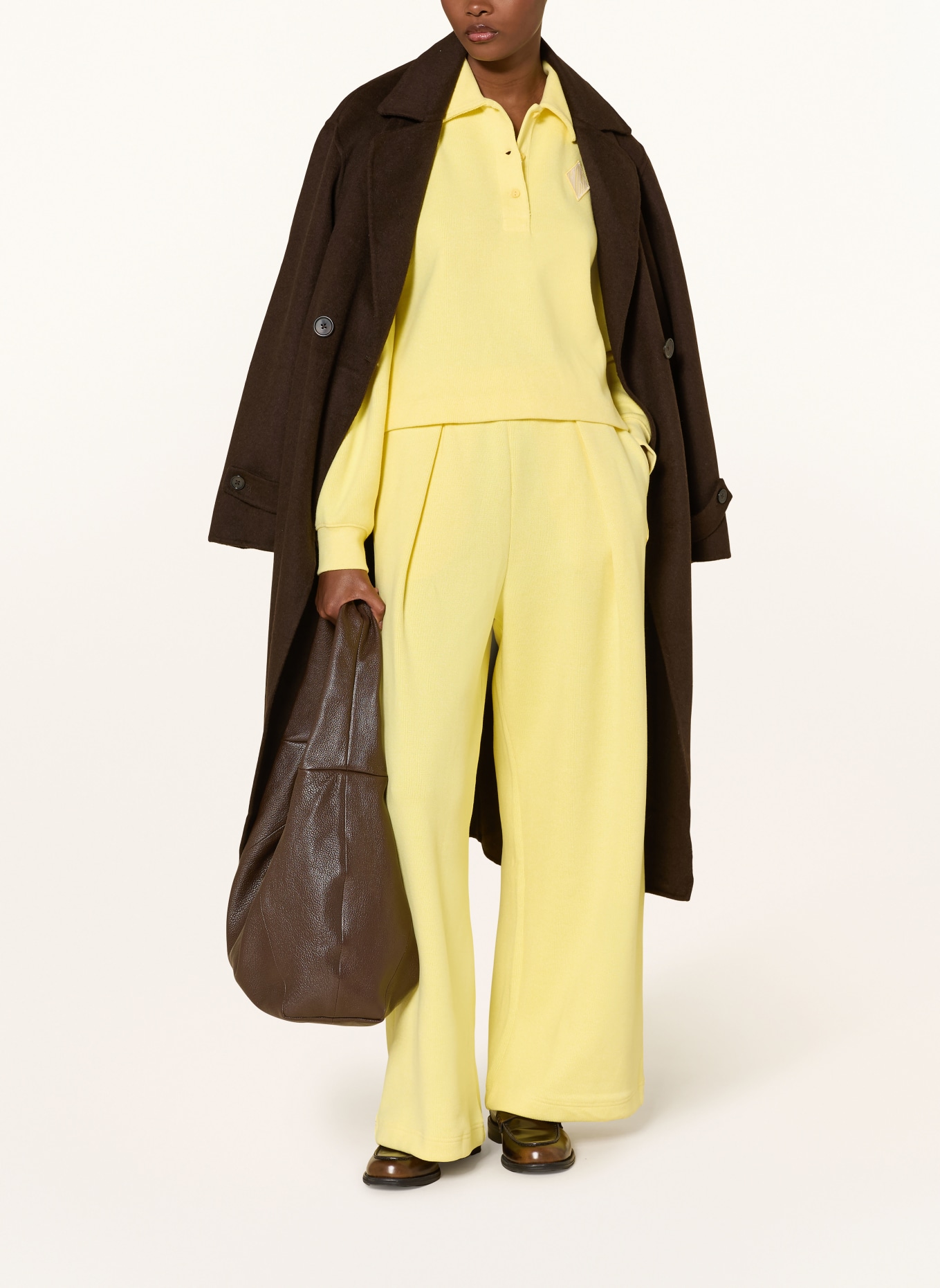 LACOSTE Spodnie dresowe: ŻÓŁTY