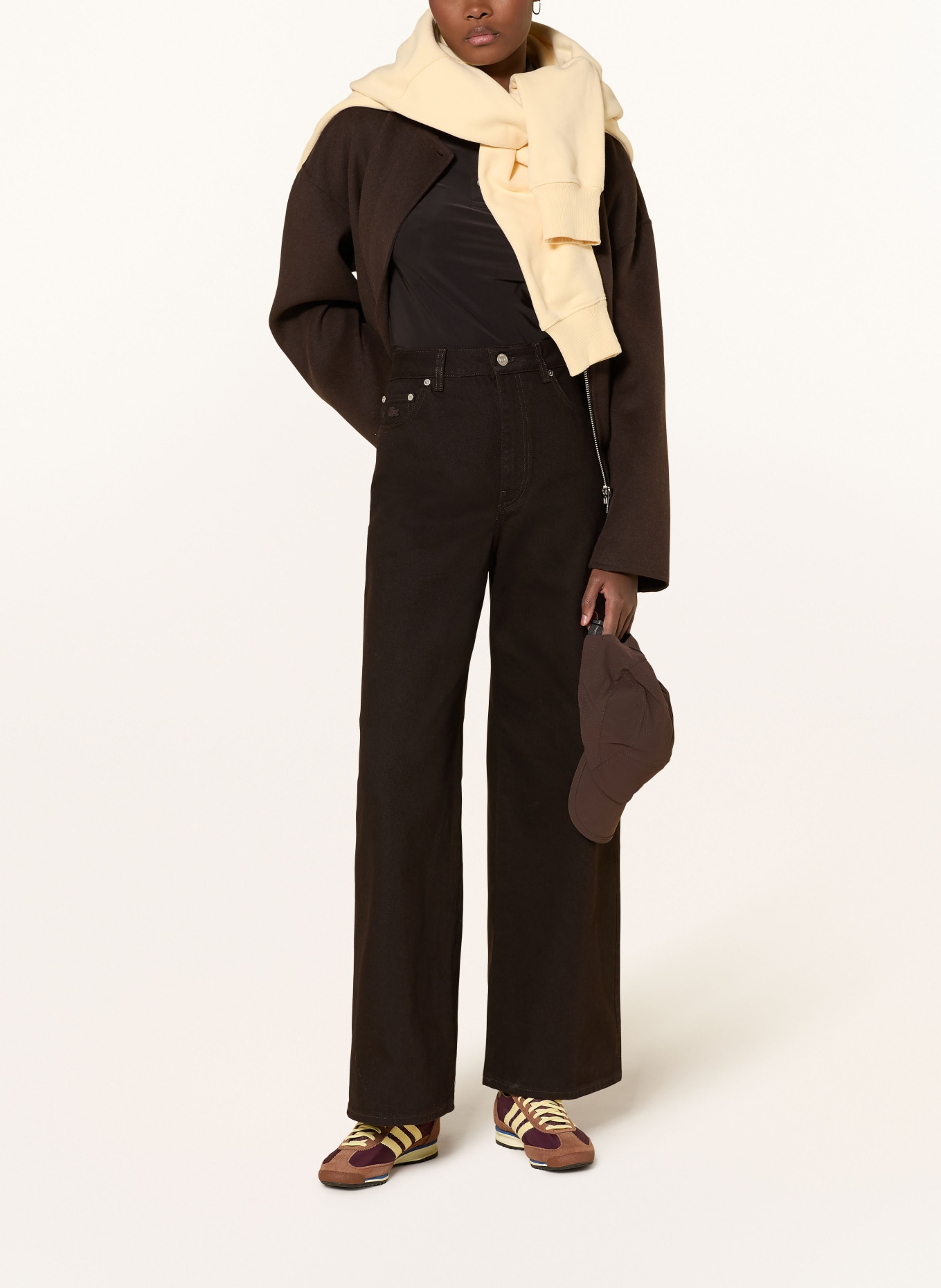 LACOSTE Jerseyové polo tričko: TMAVĚ HNĚDÁ