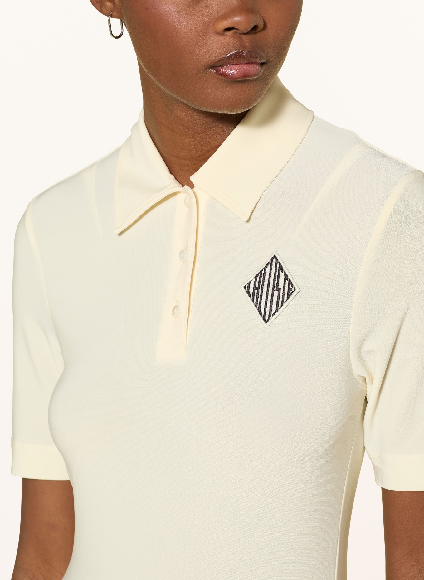 LACOSTE Jerseyové polo tričko: TMAVĚ ŽLUTÁ