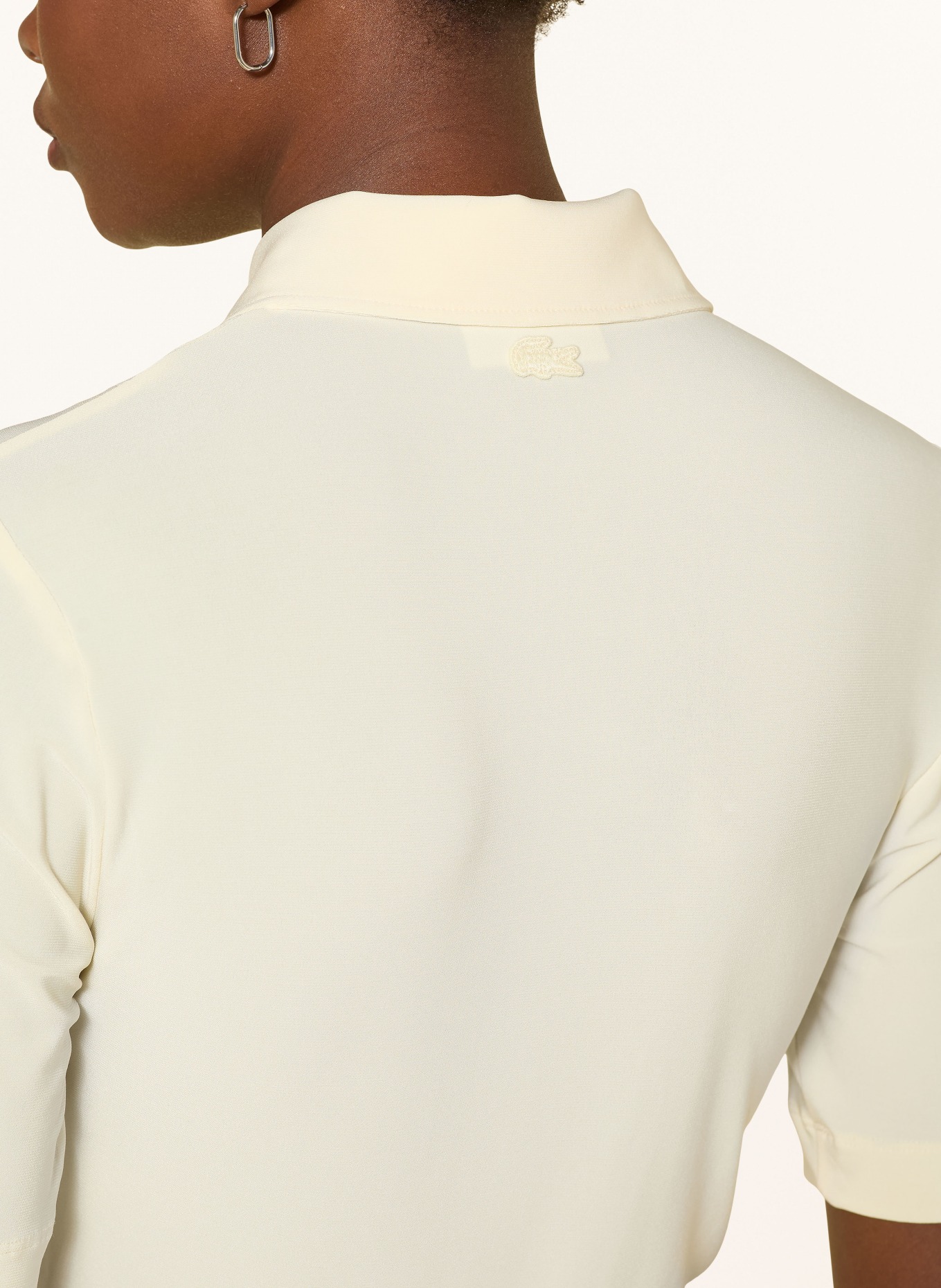 LACOSTE Jerseyové polo tričko: TMAVĚ ŽLUTÁ