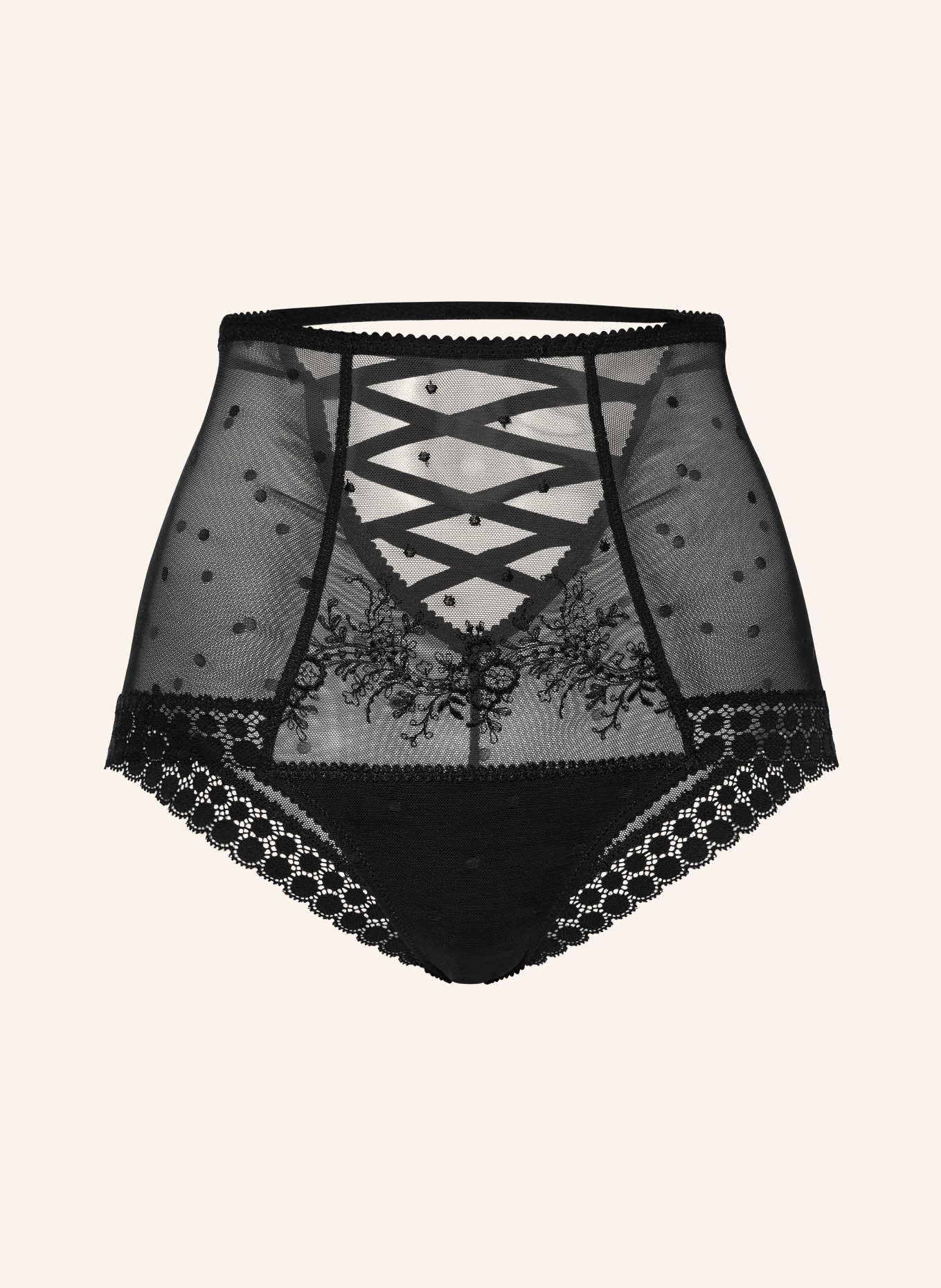 MARIE JO ANNAELLE waist panties: BLACK