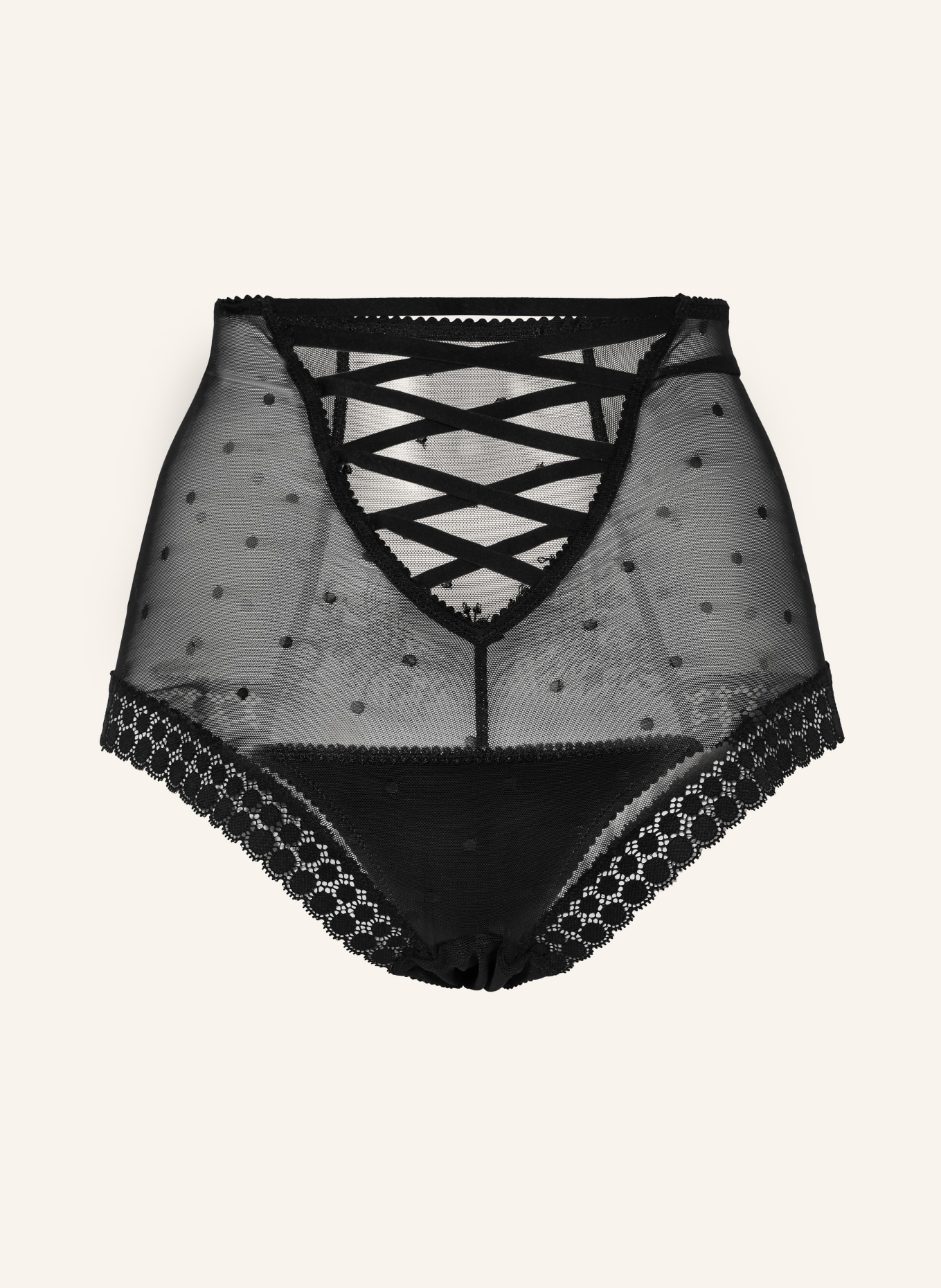 MARIE JO ANNAELLE waist panties: BLACK