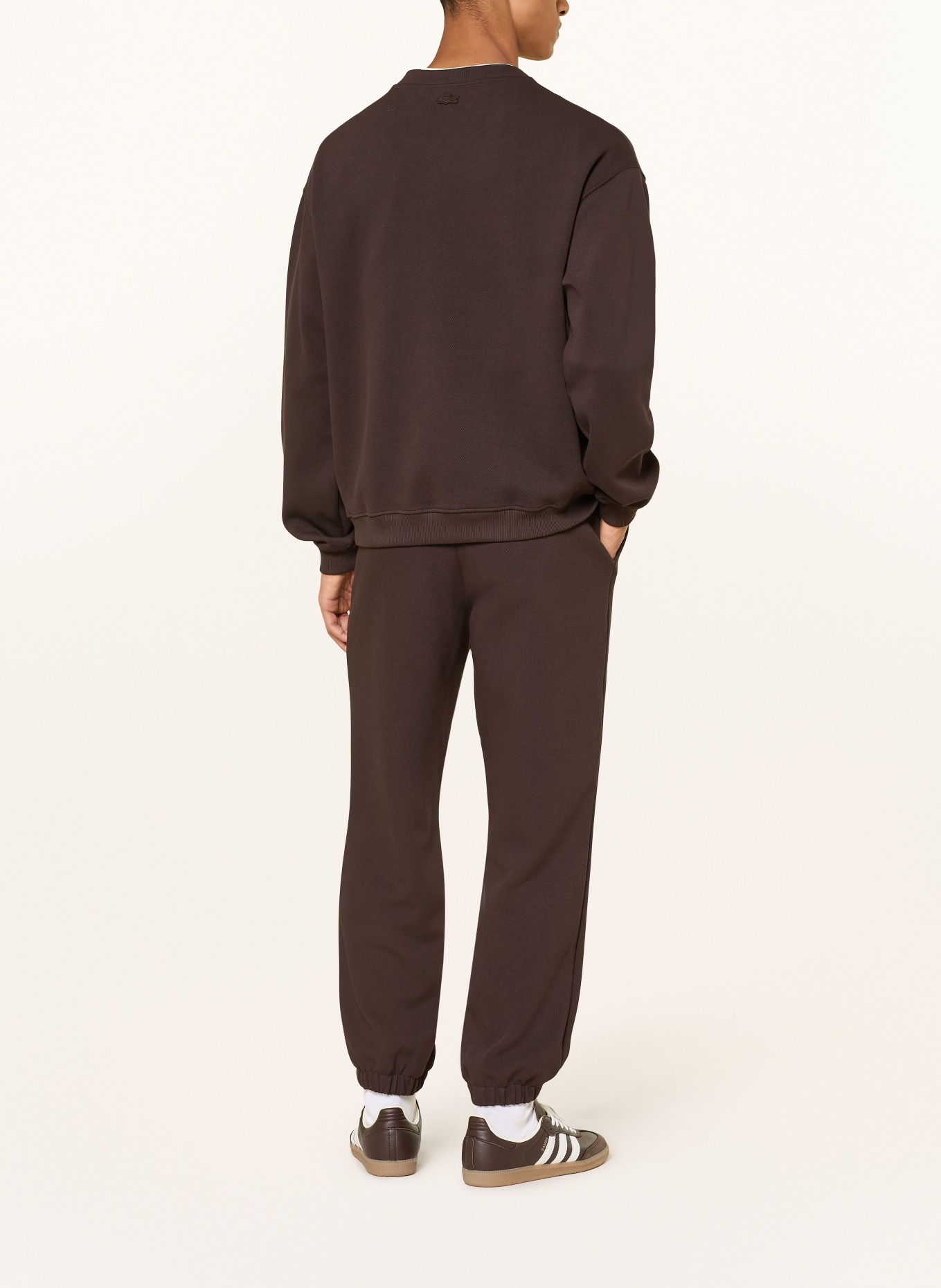 LACOSTE sweatpants: DARK BROWN