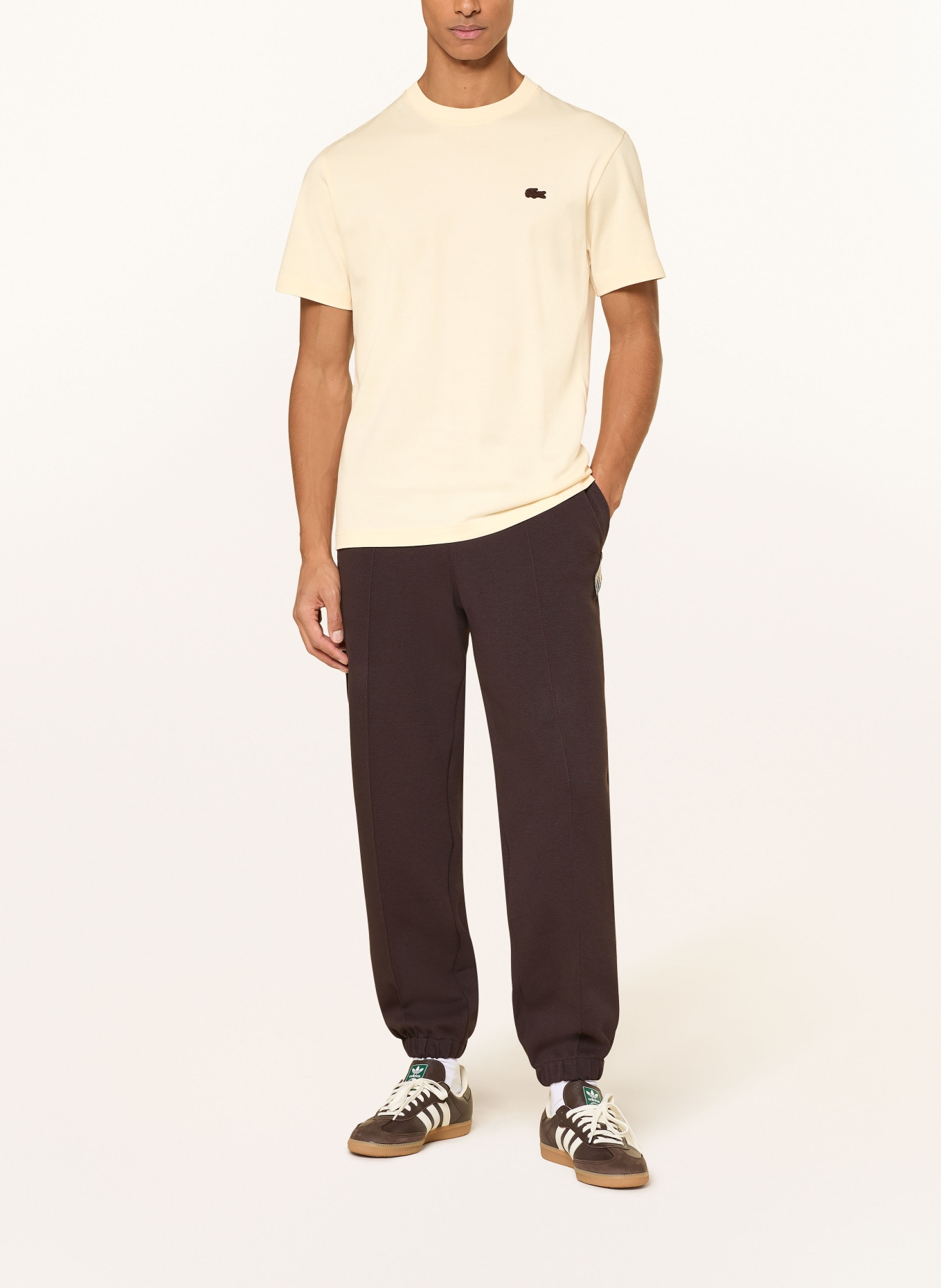 LACOSTE T-Shirt: ECRU