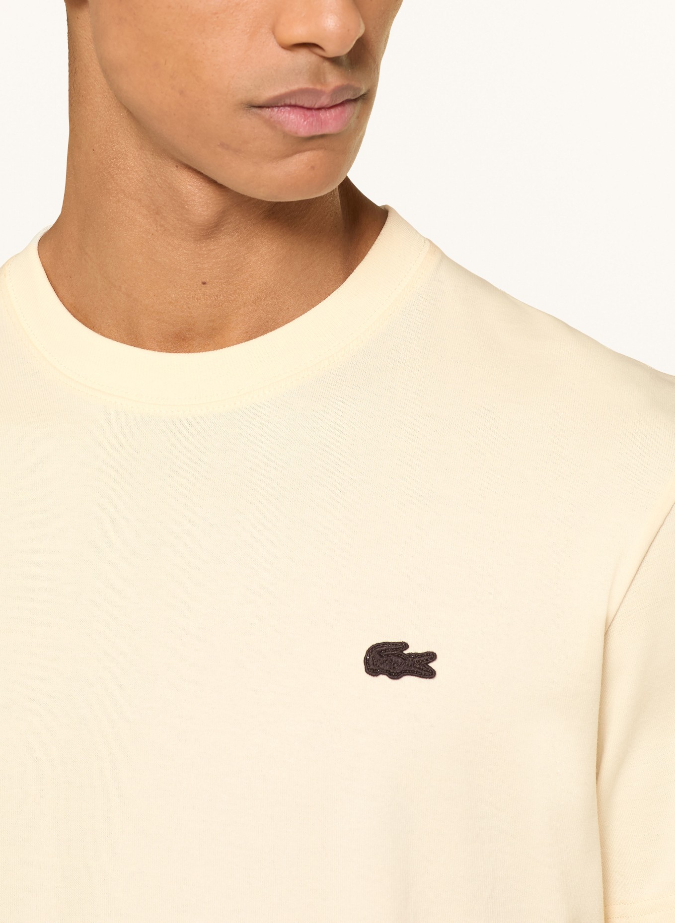 LACOSTE T-Shirt: ECRU