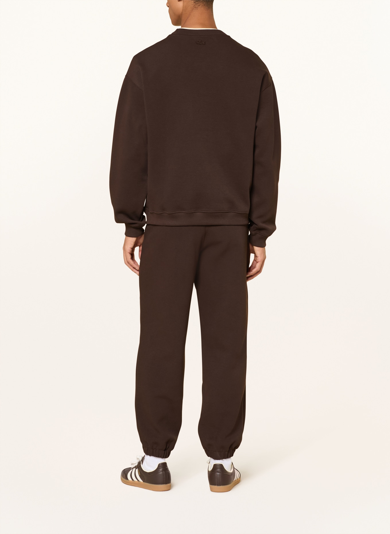 LACOSTE Sweatshirt: DUNKELBRAUN