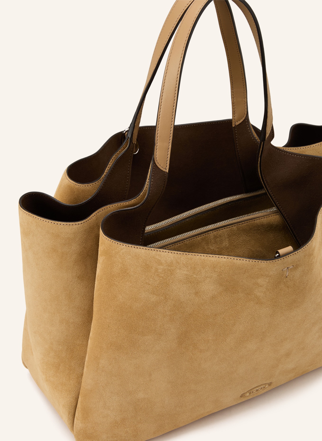 TOD'S Shopper APA 2 MANICI MEDIA T PENDENTE: CAMEL