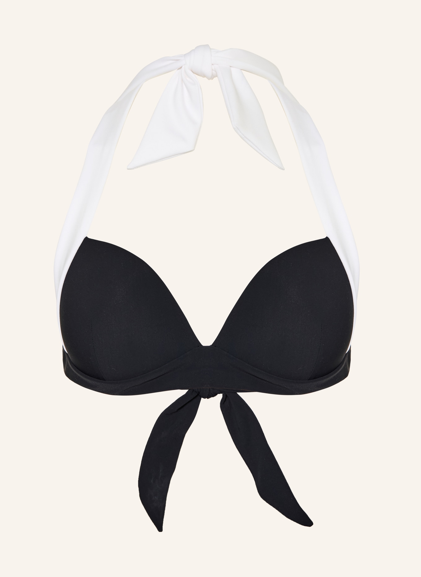 JETS Australia Bikiny s vázáním za krkem ETERNAL: ČERNÁ / BÍLÁ