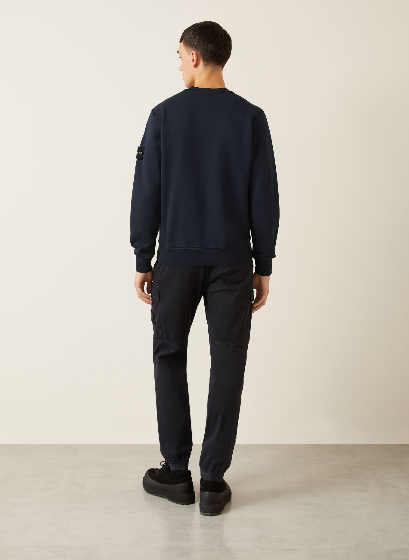 STONE ISLAND Sweatshirt: DUNKELBLAU