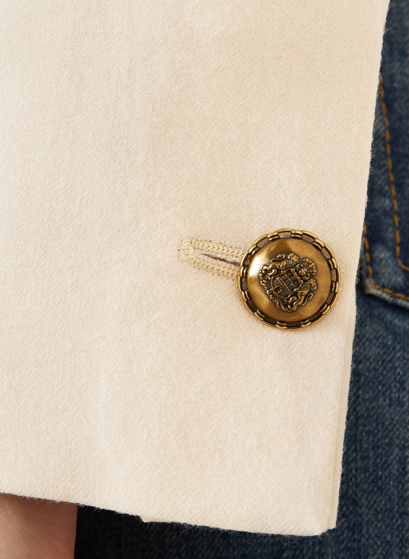 ZIMMERMANN Blazer HYPNOTIC WOOL: CREME