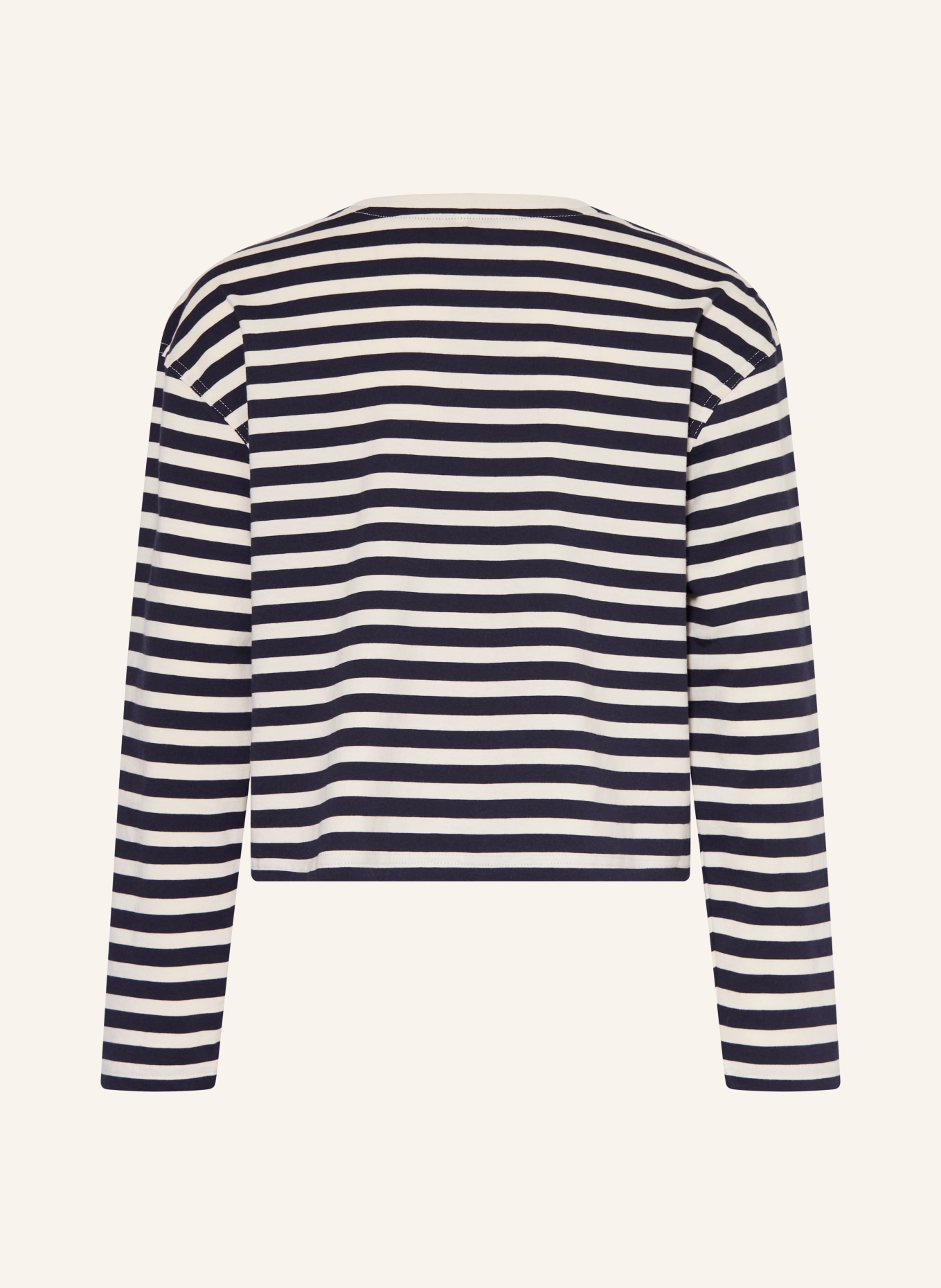 ONLY Longsleeve: DUNKELBLAU / WEISS