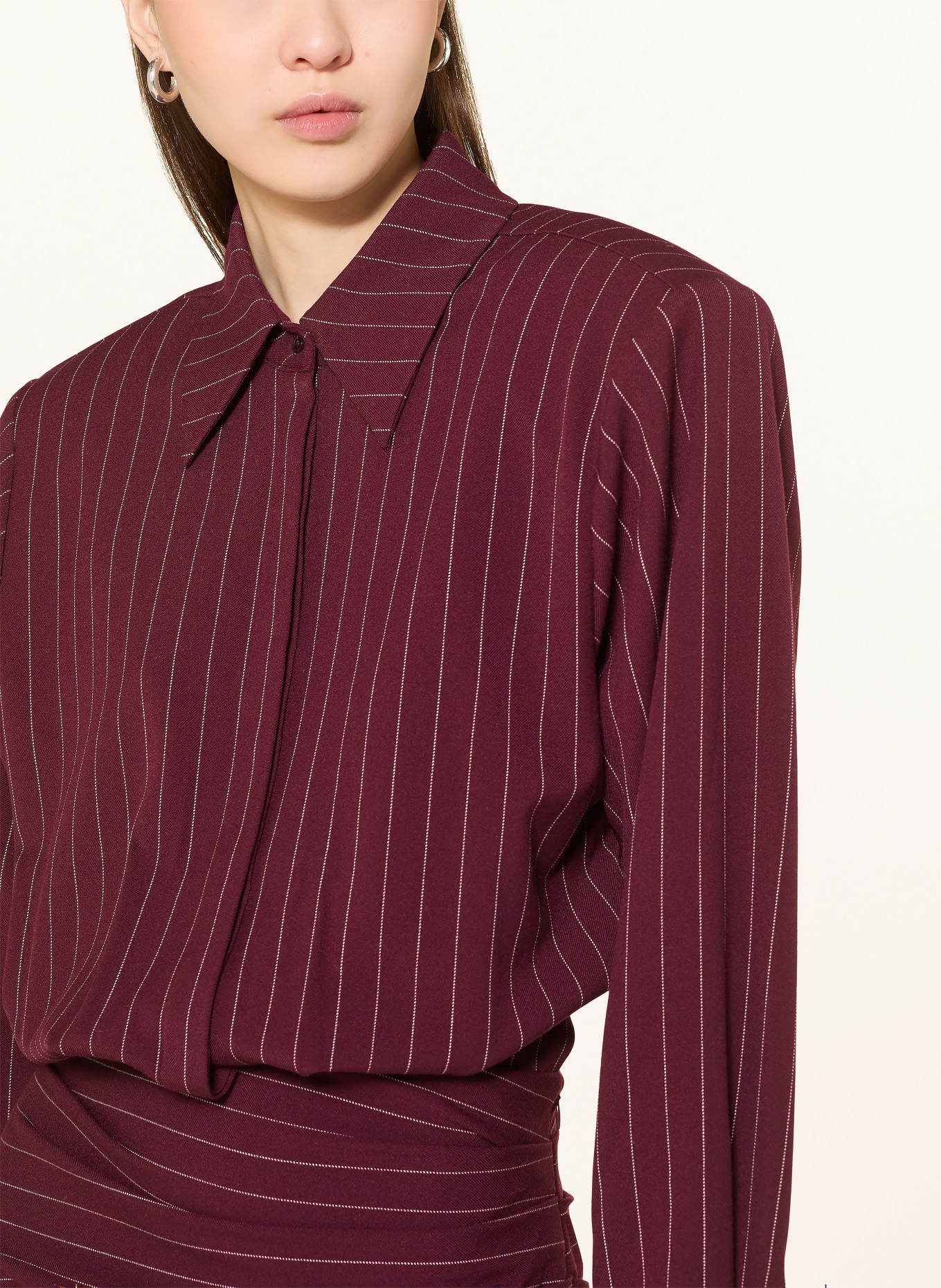 RETROFÊTE Sukienka koszulowa NARINE: FUKSJA / RÓŻOWY