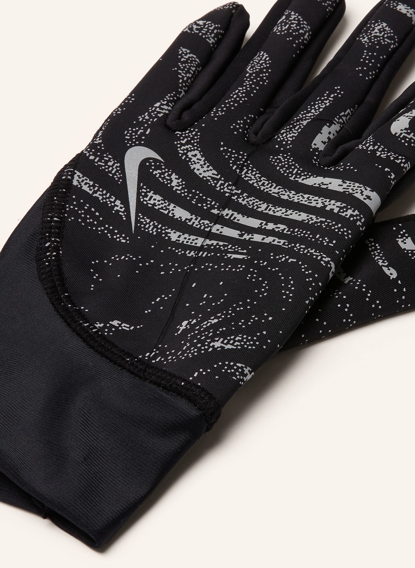 Nike PACER MIDWEIGHT RG multisport gloves with touchscreen functionality: BLACK