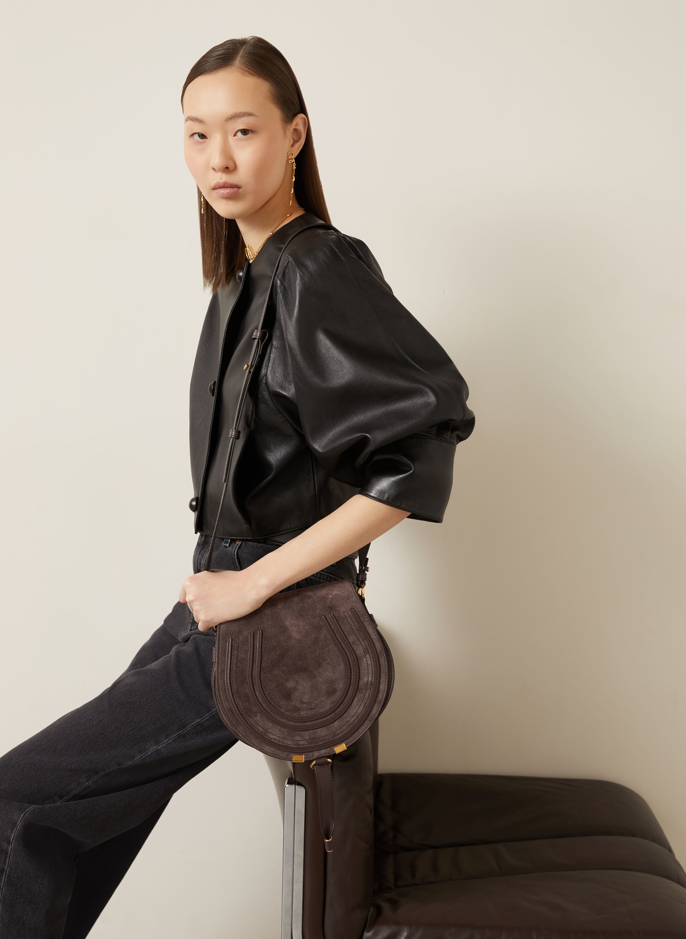 Chloé Umhängetasche MARCIE: KOHL BROWN