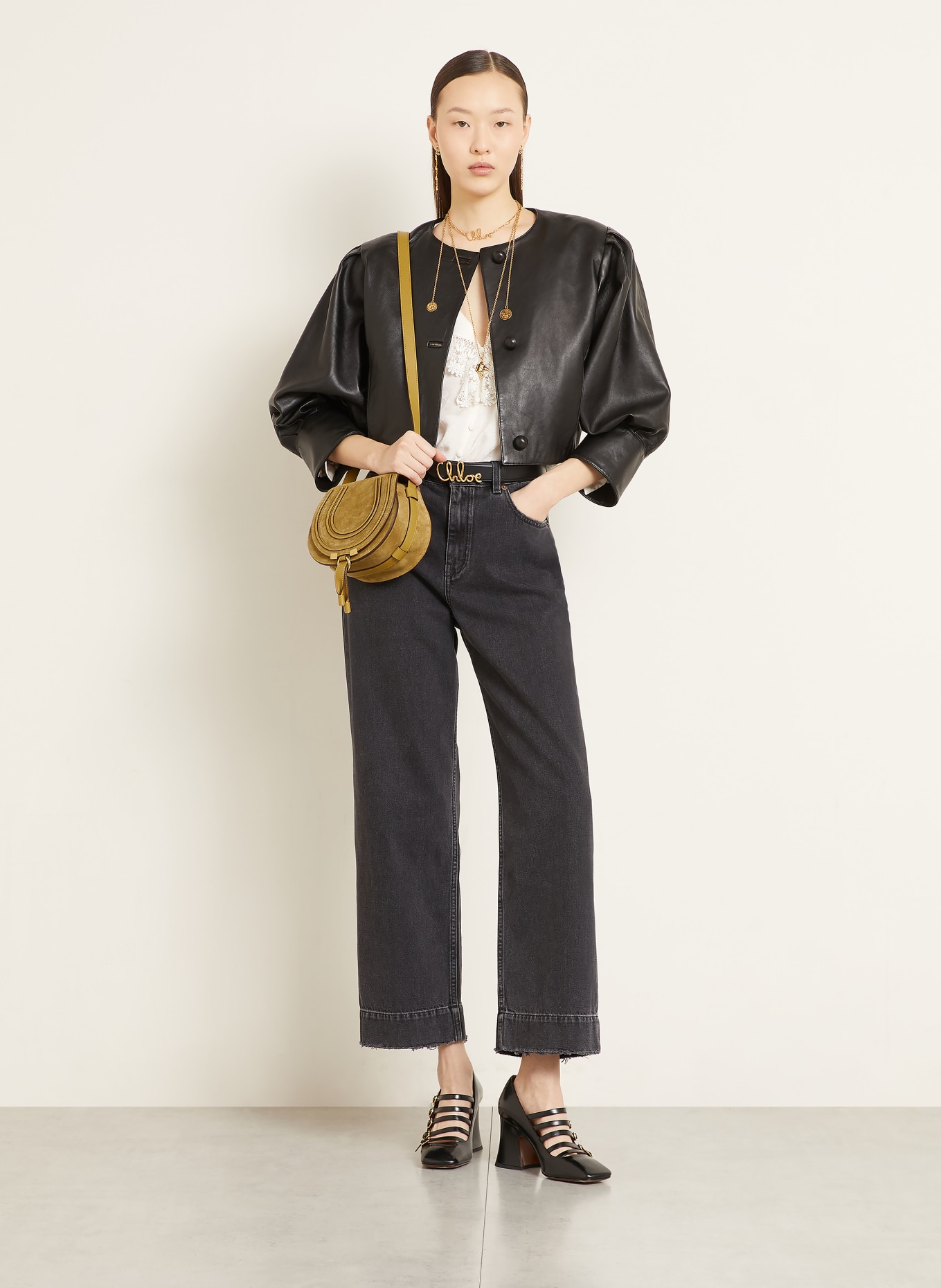 Chloé Crossbody bag MARCIE: GOLD KHAKI