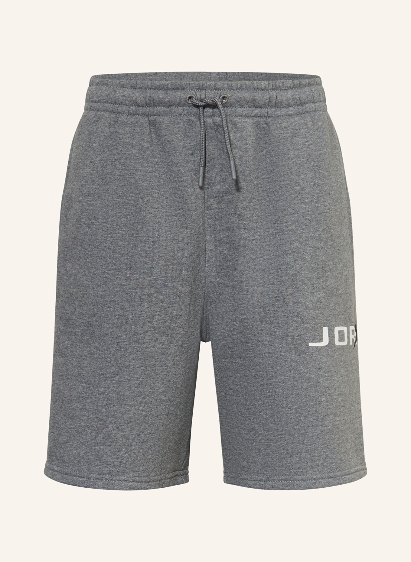 JORDAN Sweatshorts: GRAU / WEISS / SCHWARZ