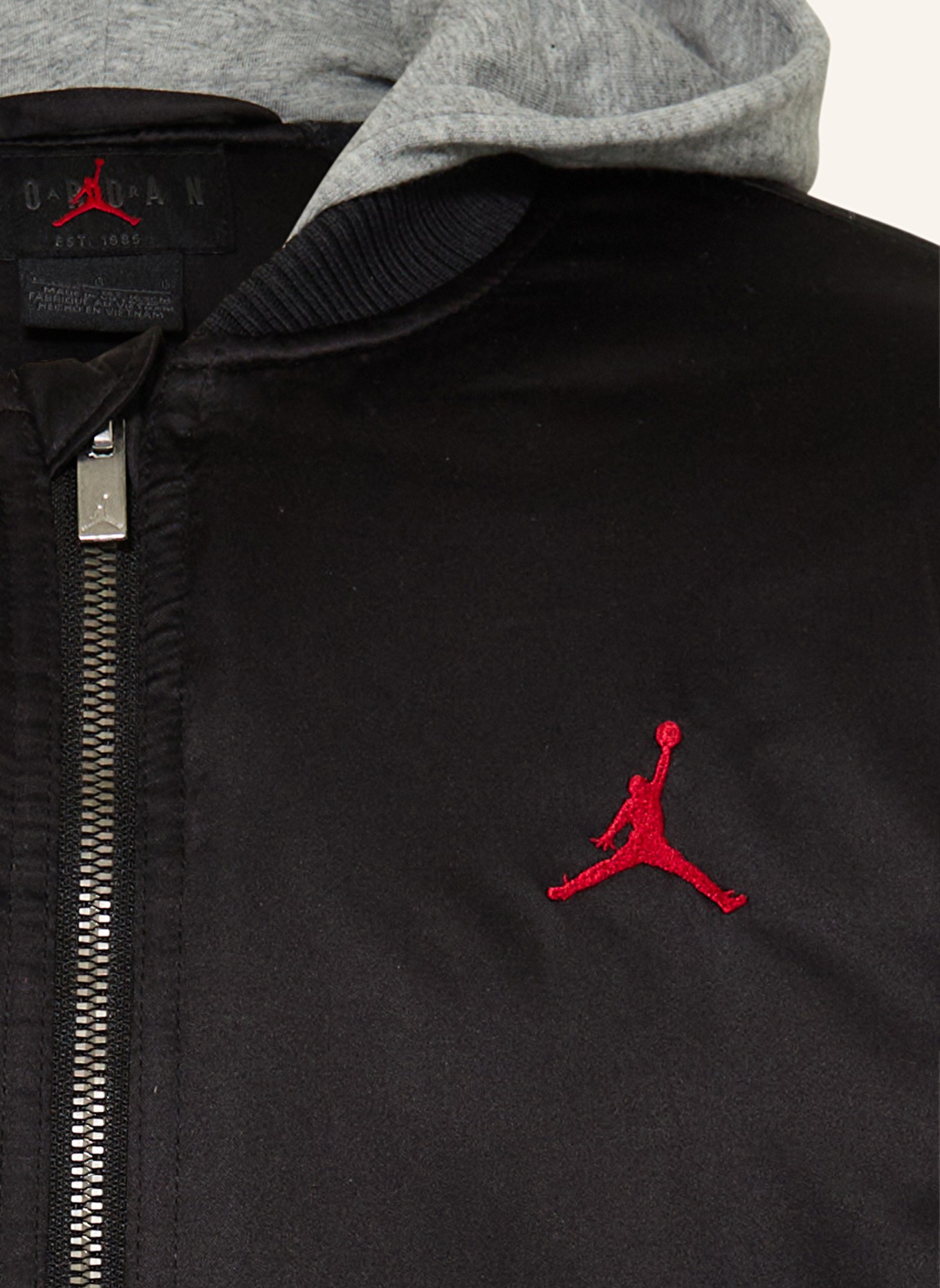 JORDAN kurtka: CZARNY / SZARY / CZERWONY