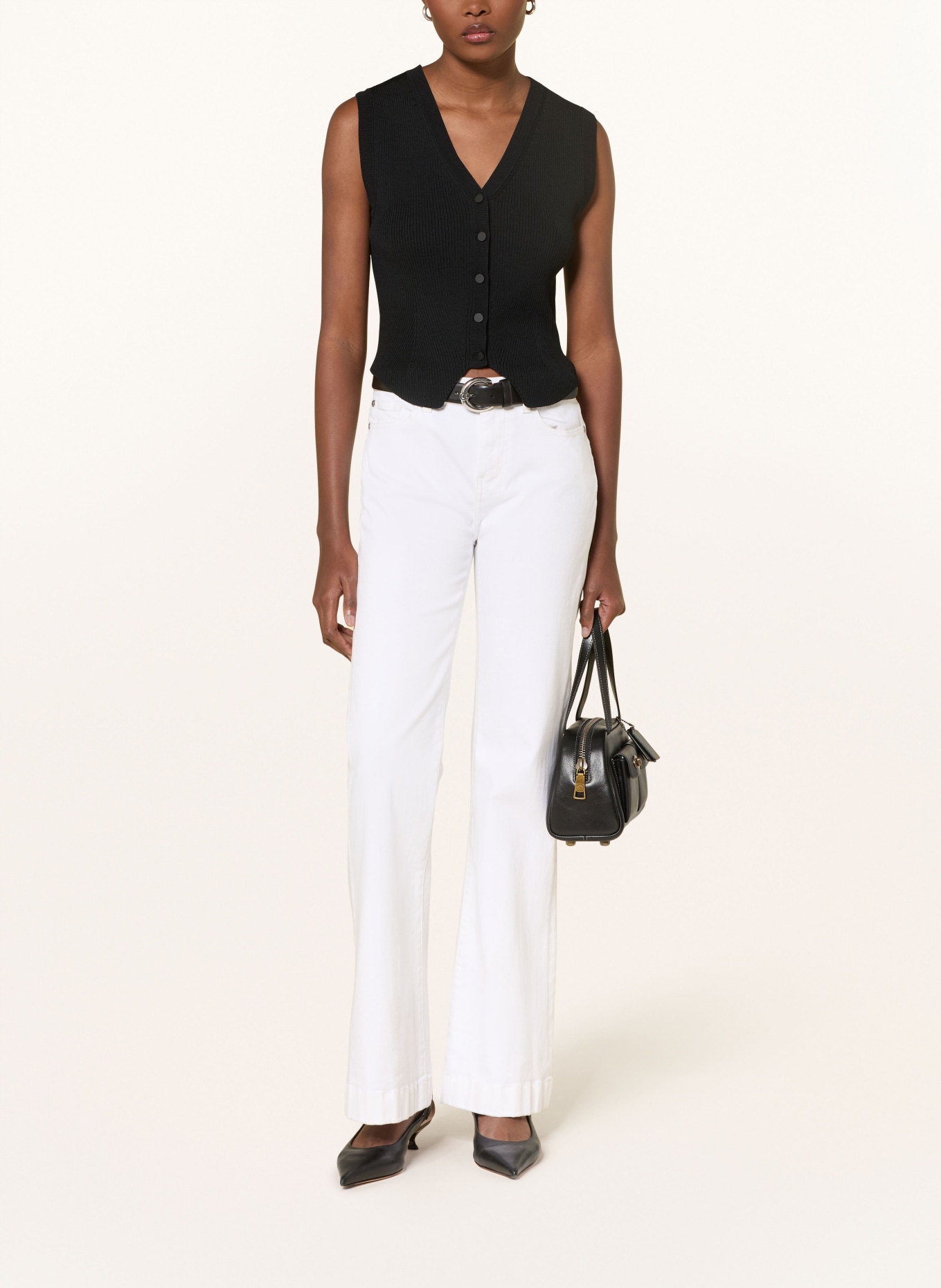 ARMANI EXCHANGE Strickweste: SCHWARZ