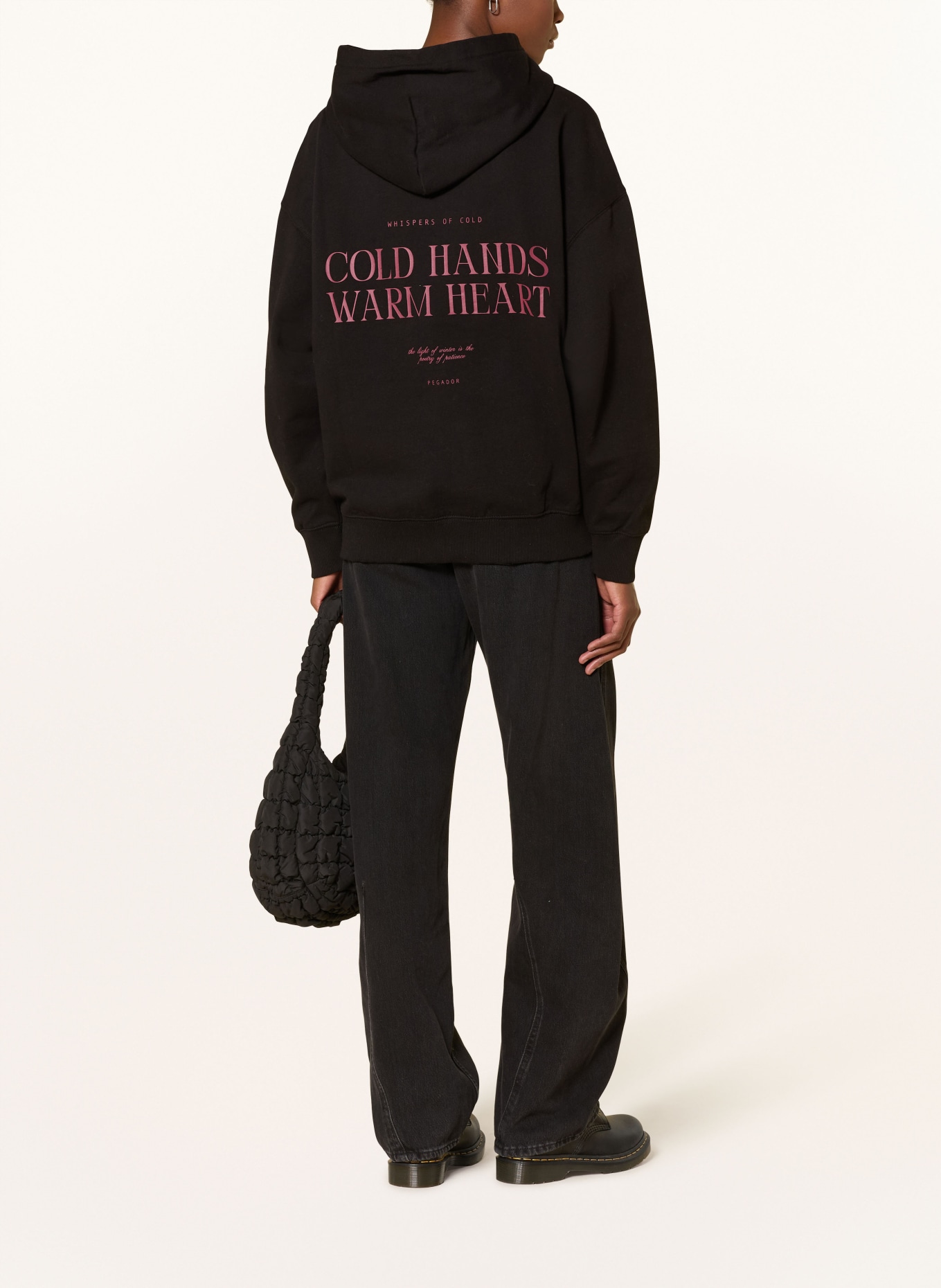 PEGADOR LANCY hoodie: BLACK