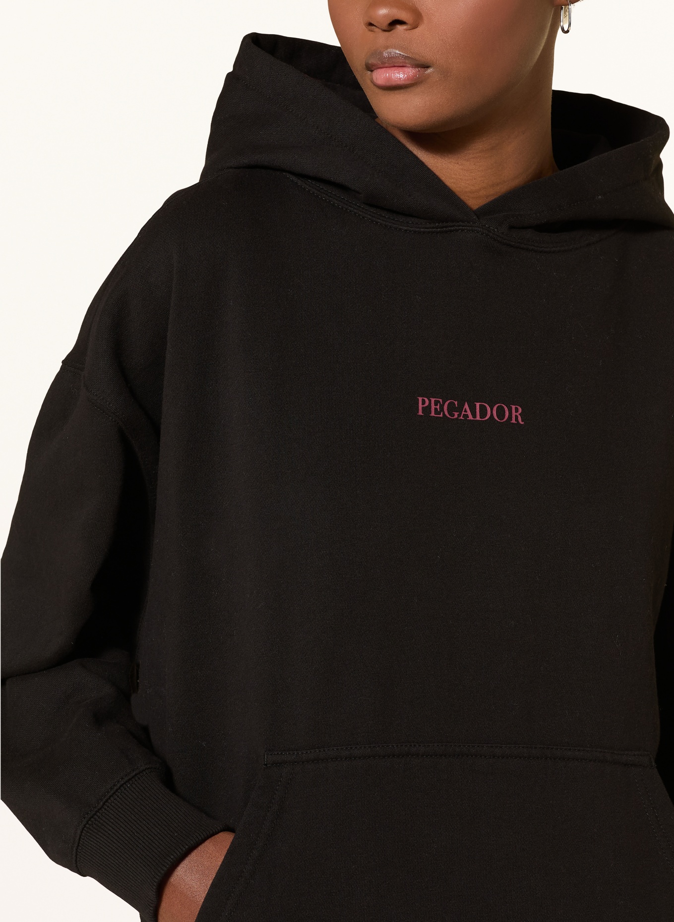 PEGADOR LANCY hoodie: BLACK