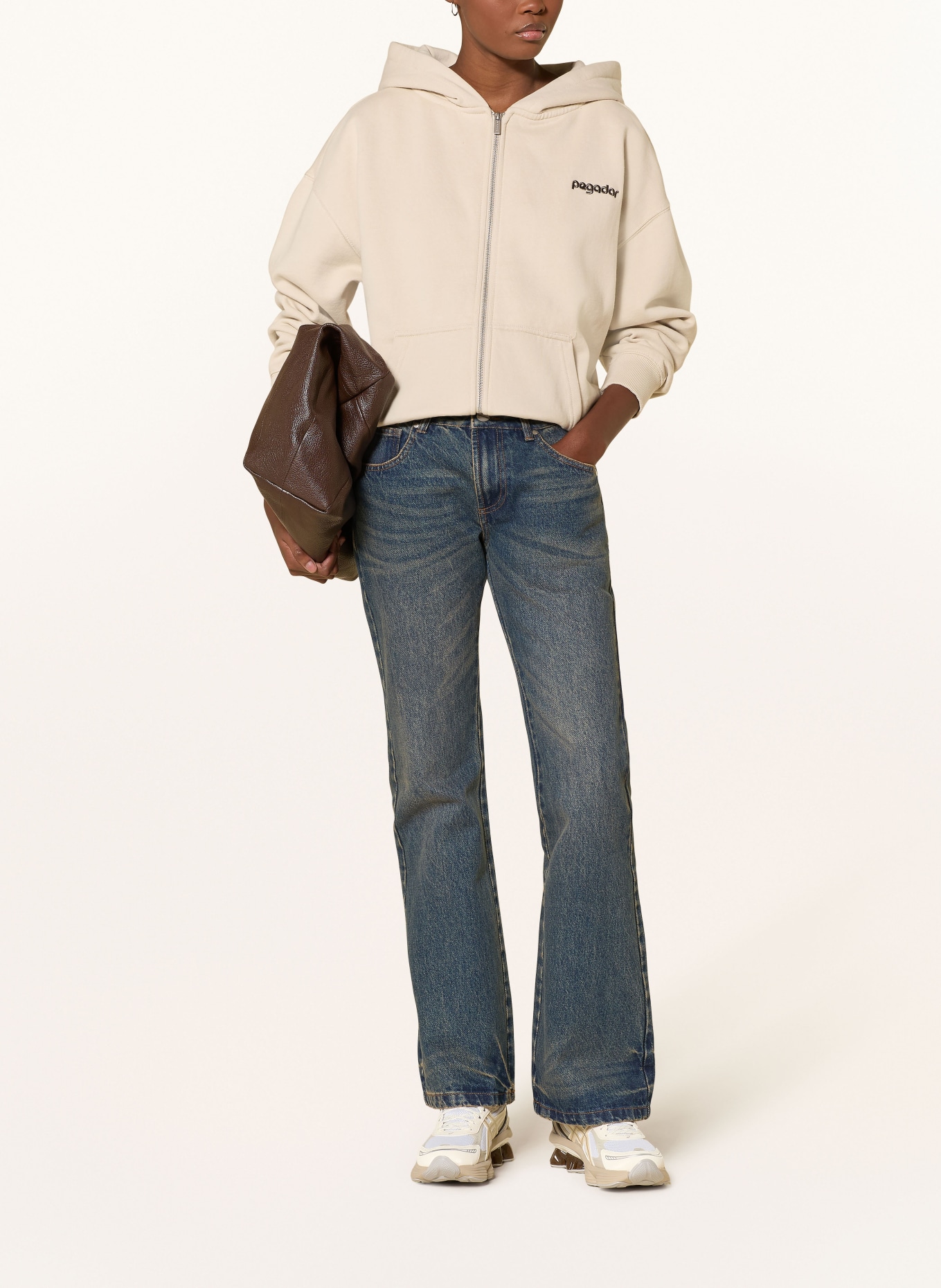 PEGADOR Bootcut jeans VITORA: 643 FADED DARK BLUE