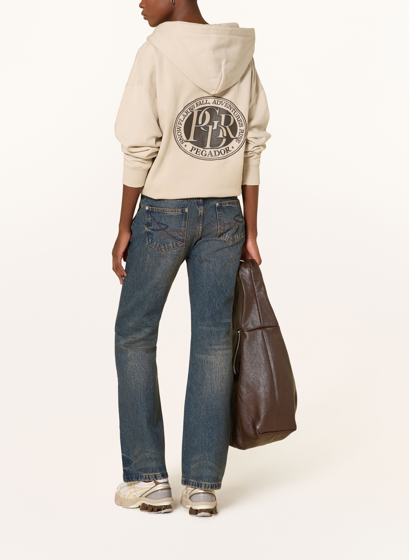 PEGADOR Bootcut jeans VITORA: 643 FADED DARK BLUE