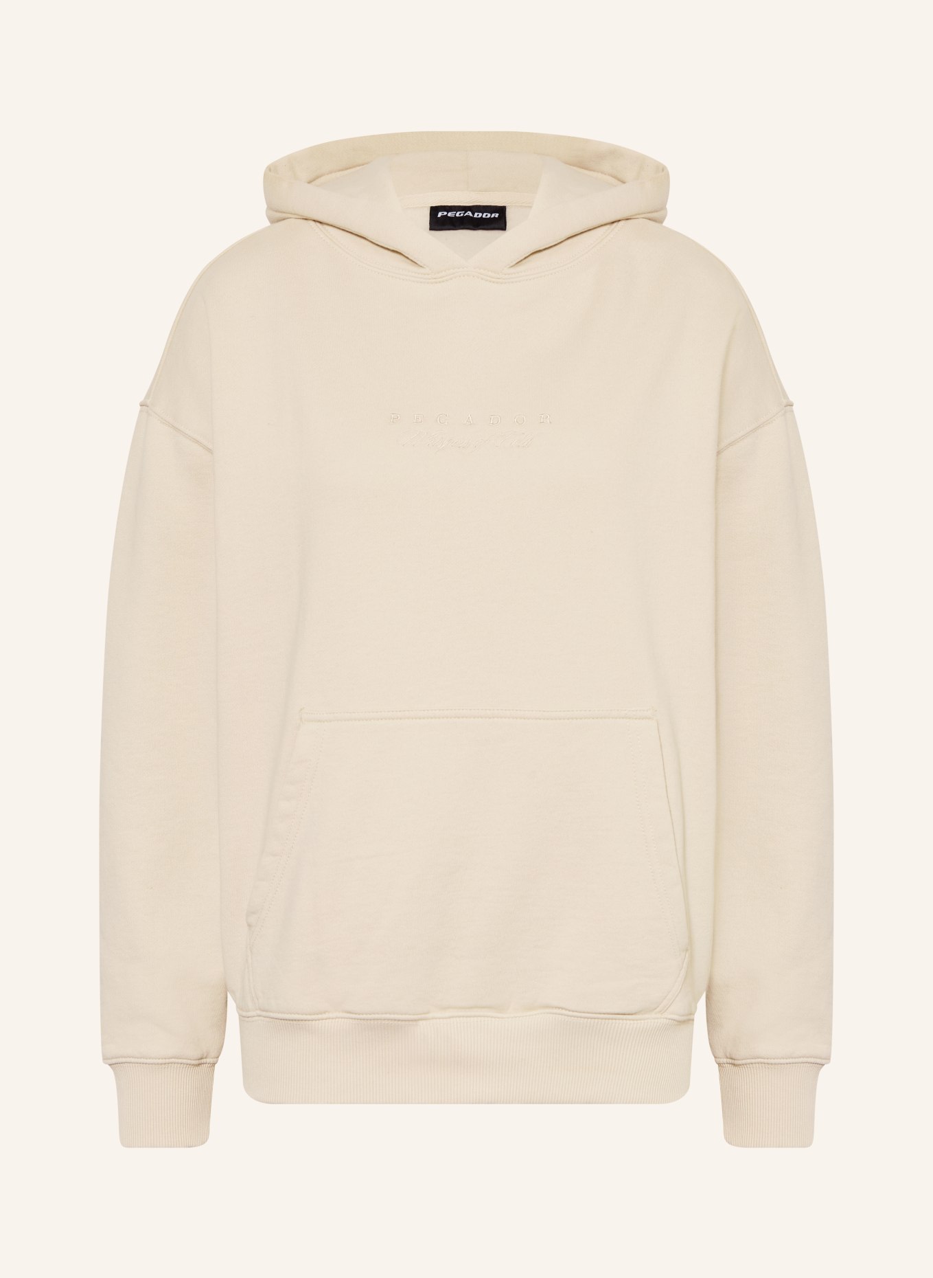 PEGADOR COSENZA hoodie: BEIGE