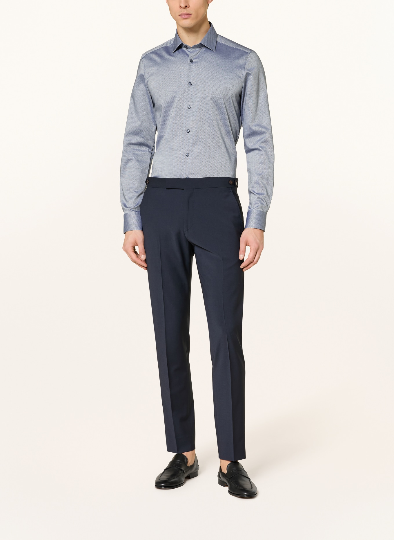 OLYMP Hemd Level Five body fit: BLAUGRAU