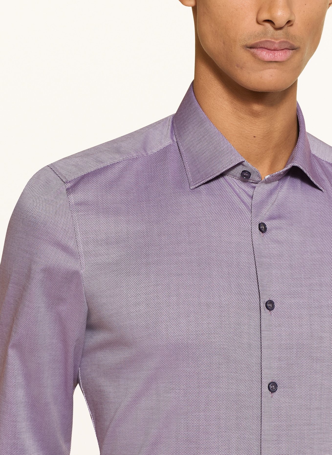 OLYMP Hemd Level Five body fit: HELLLILA