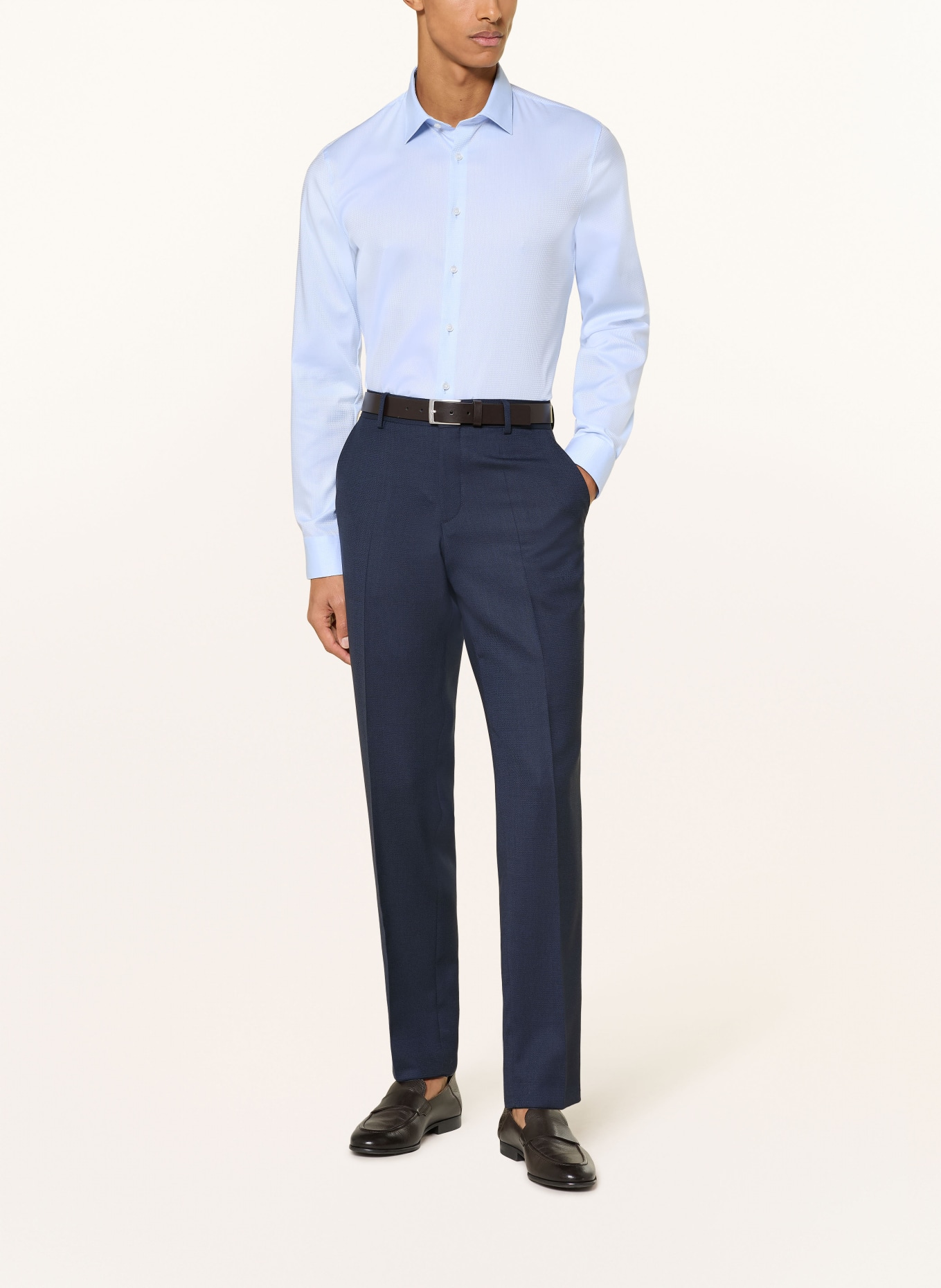 OLYMP Koszula nr 6 super slim: JASNONIEBIESKI