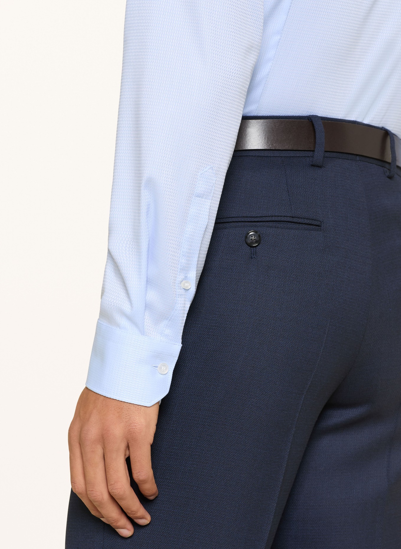 OLYMP Koszula nr 6 super slim: JASNONIEBIESKI