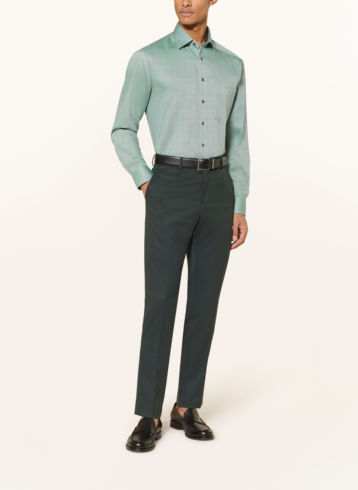 OLYMP Hemd Luxor comfort fit: HELLGRÜN