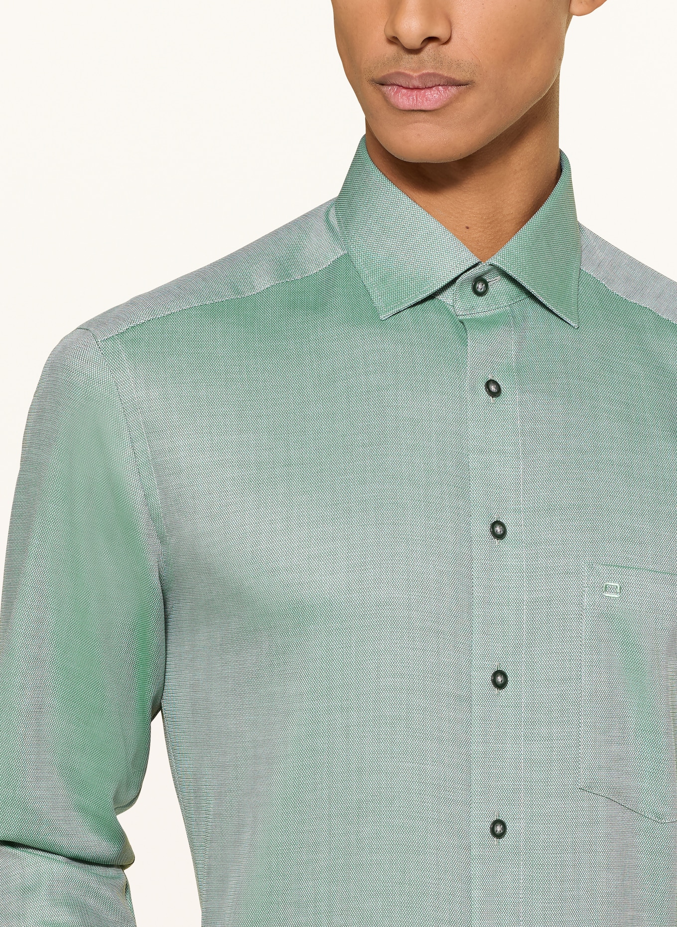 OLYMP Hemd Luxor comfort fit: HELLGRÜN