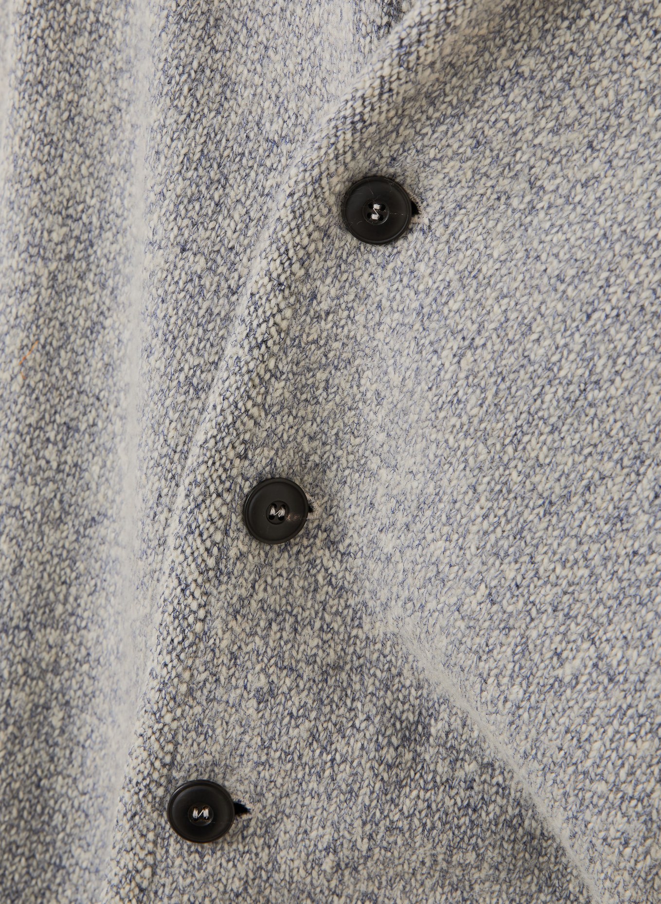 GIORGIO ARMANI Strickjacke aus Cashmere: HELLGRAU / DUNKELBLAU