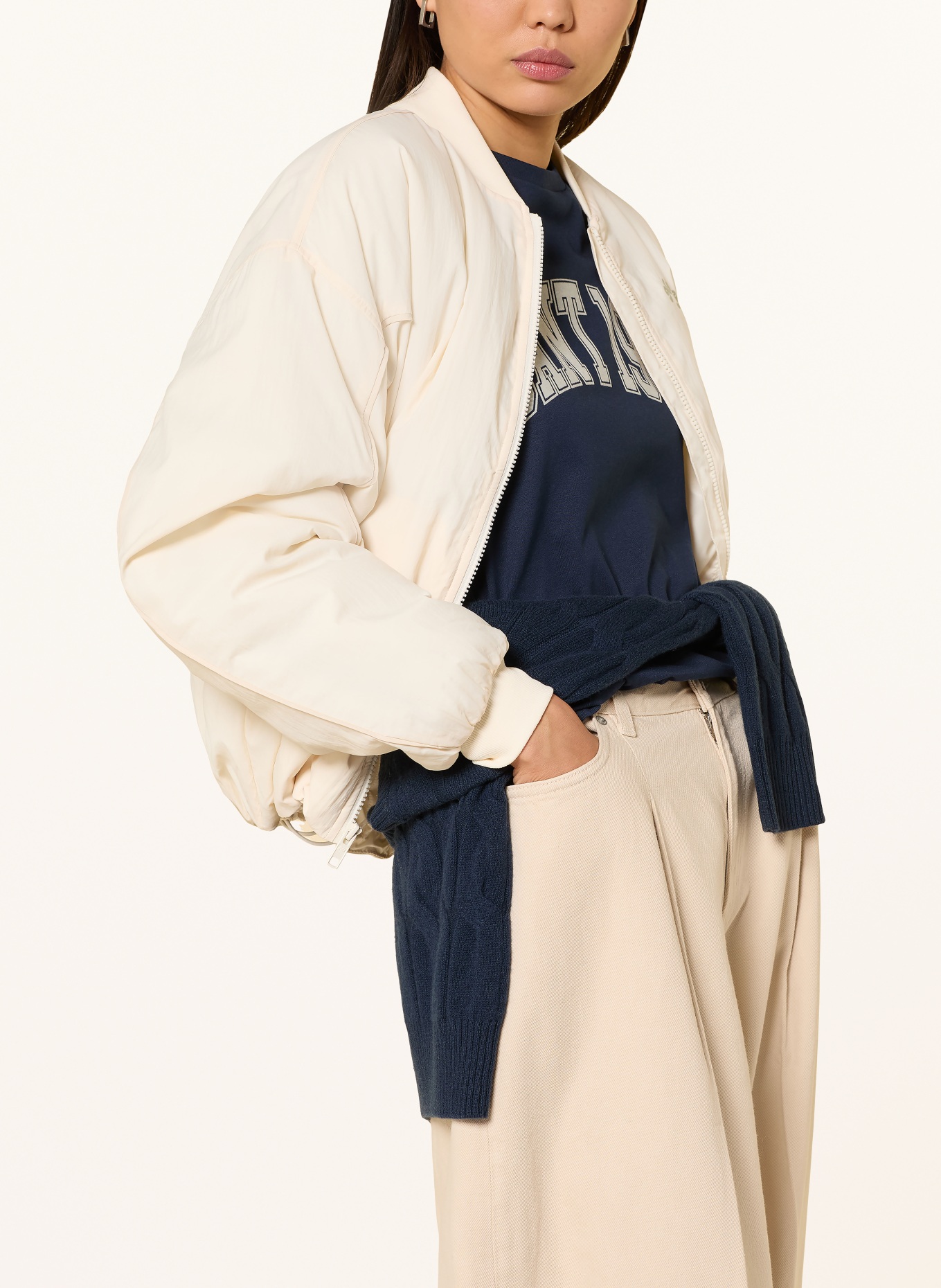 GANT T-Shirt: DUNKELBLAU / WEISS