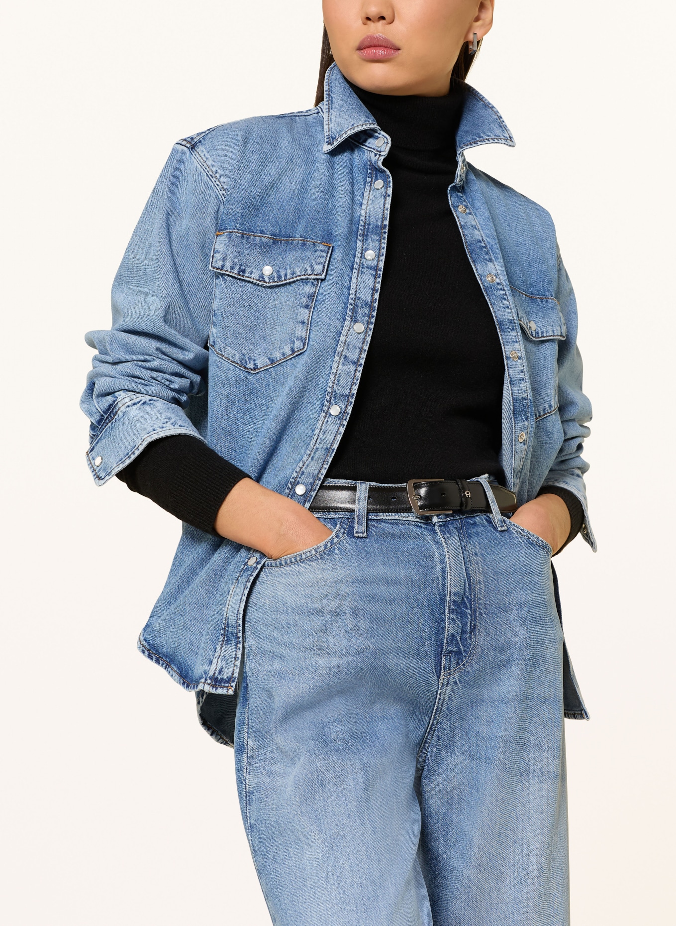 GANT Jeansbluse: BLAU