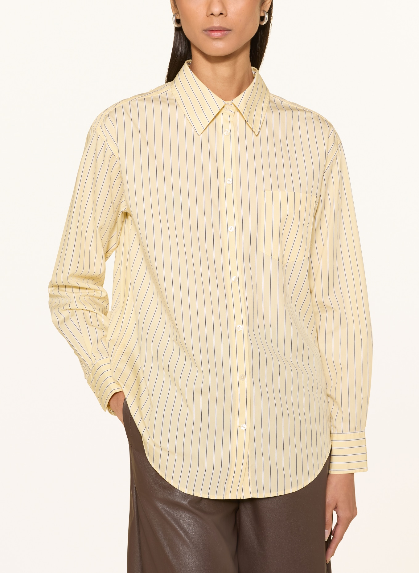 GANT koszula: ŻÓŁTY / GRANATOWY / BIAŁY