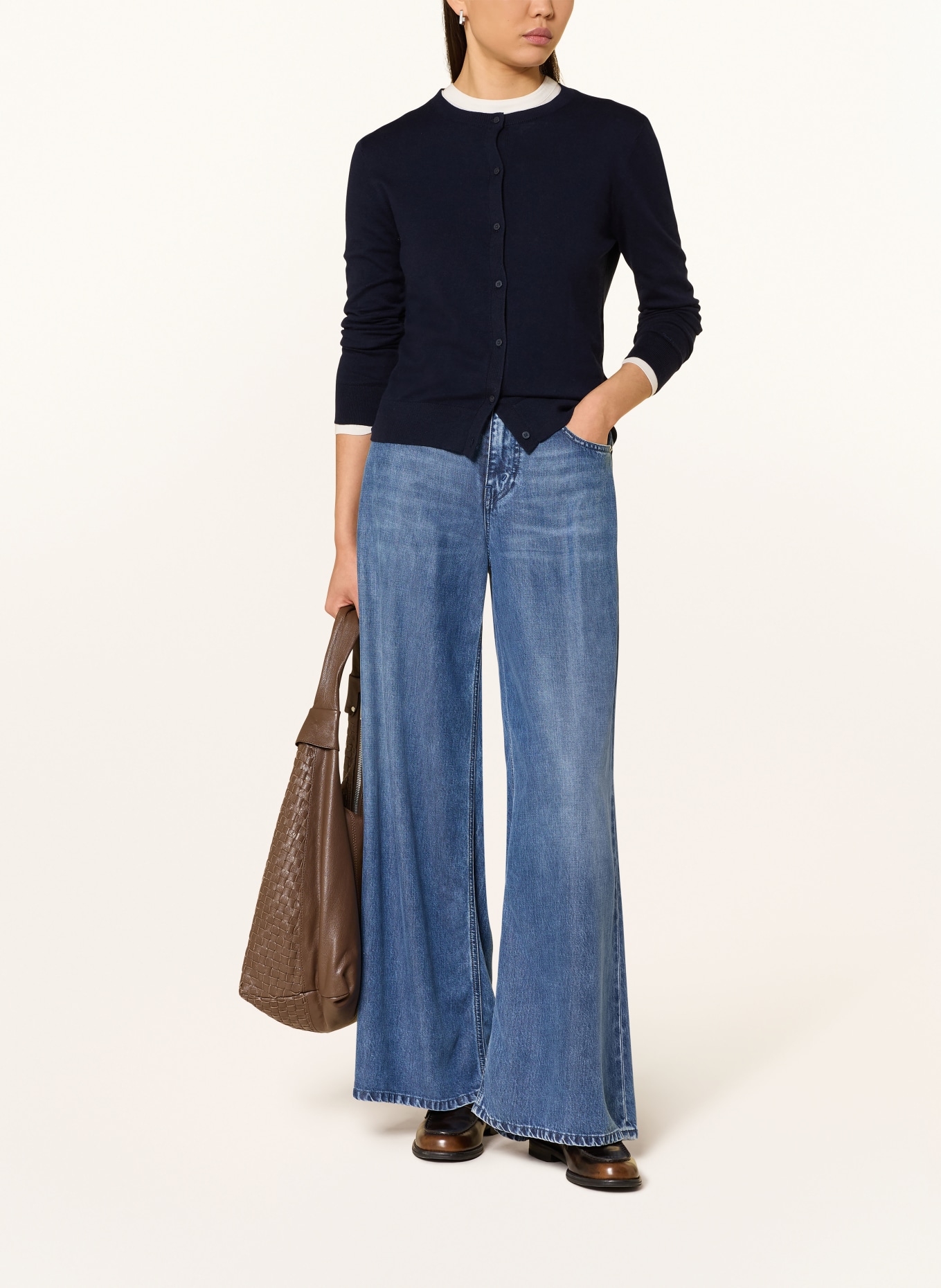 GANT Strickjacke: DUNKELBLAU