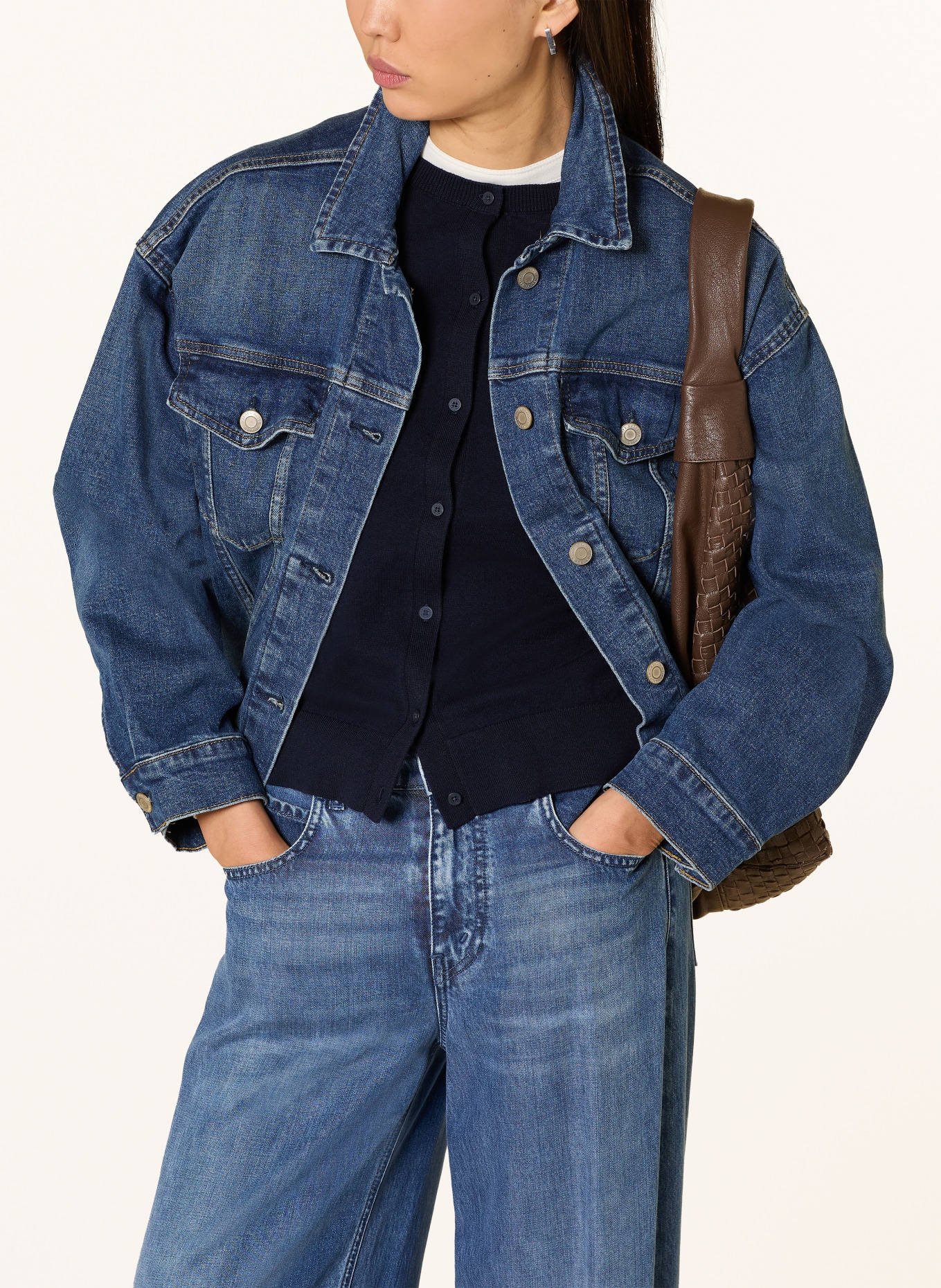 GANT Strickjacke: DUNKELBLAU